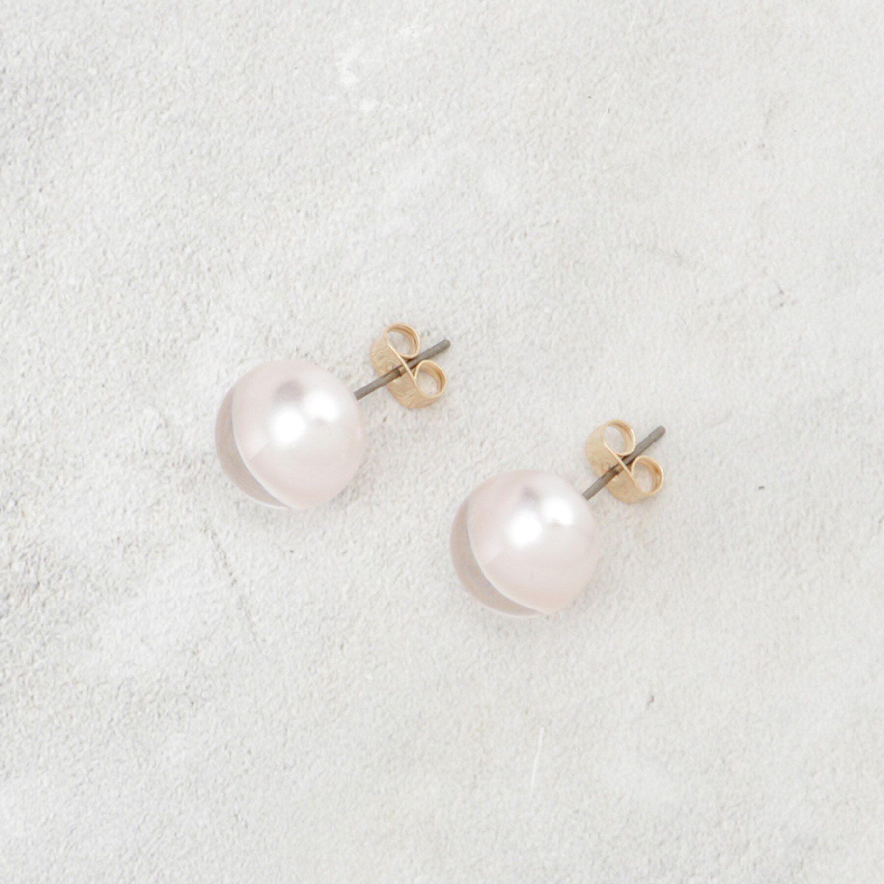 OPAQUE.CLIP「ガラスパールピアス」|ピアス|アイボリー(004)