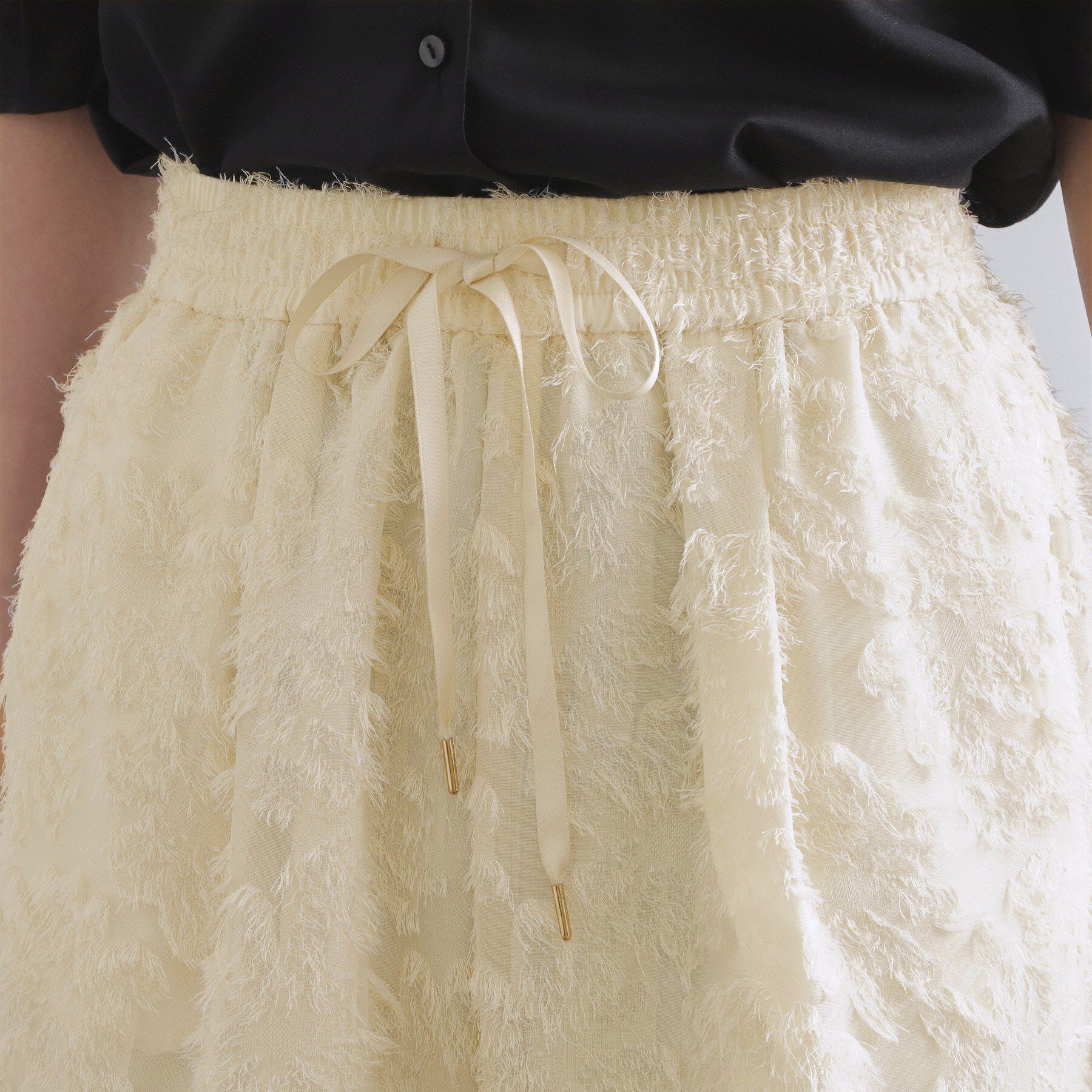 OPAQUE.CLIP「フリンジジャカードイージーパンツ【洗濯機洗い可】」|その他|