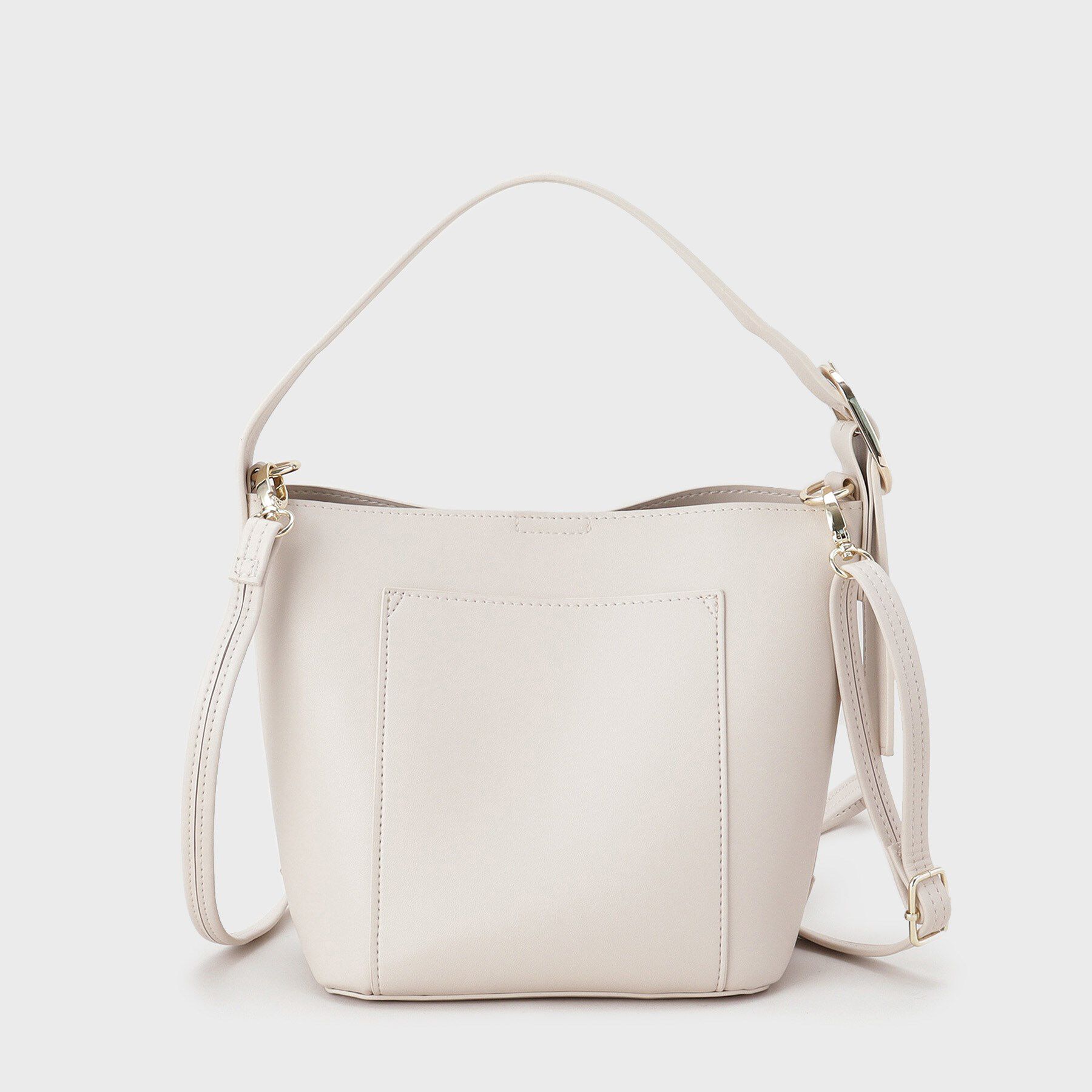 OPAQUE.CLIP「【3WAY】スムース合皮ミニショルダーバッグ」|ショルダー・メッセンジャー|