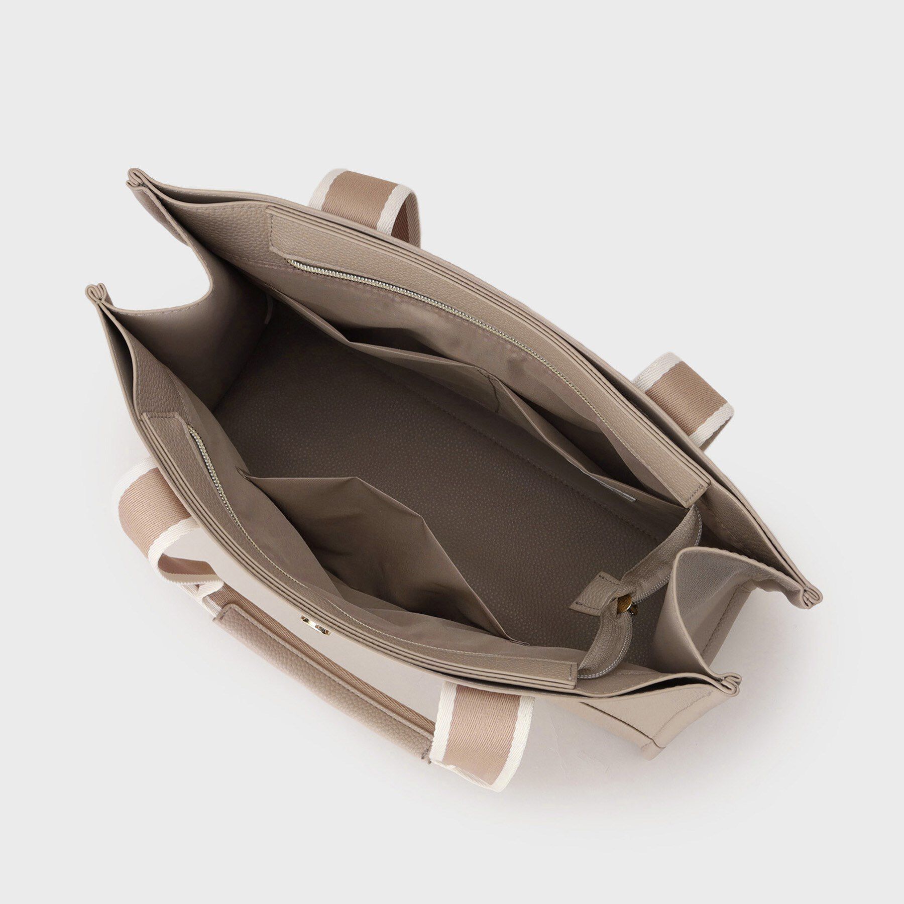 OPAQUE.CLIP「【3層仕様/A4サイズ対応】ラインテープスクエアトートバッグ」|トートバッグ|