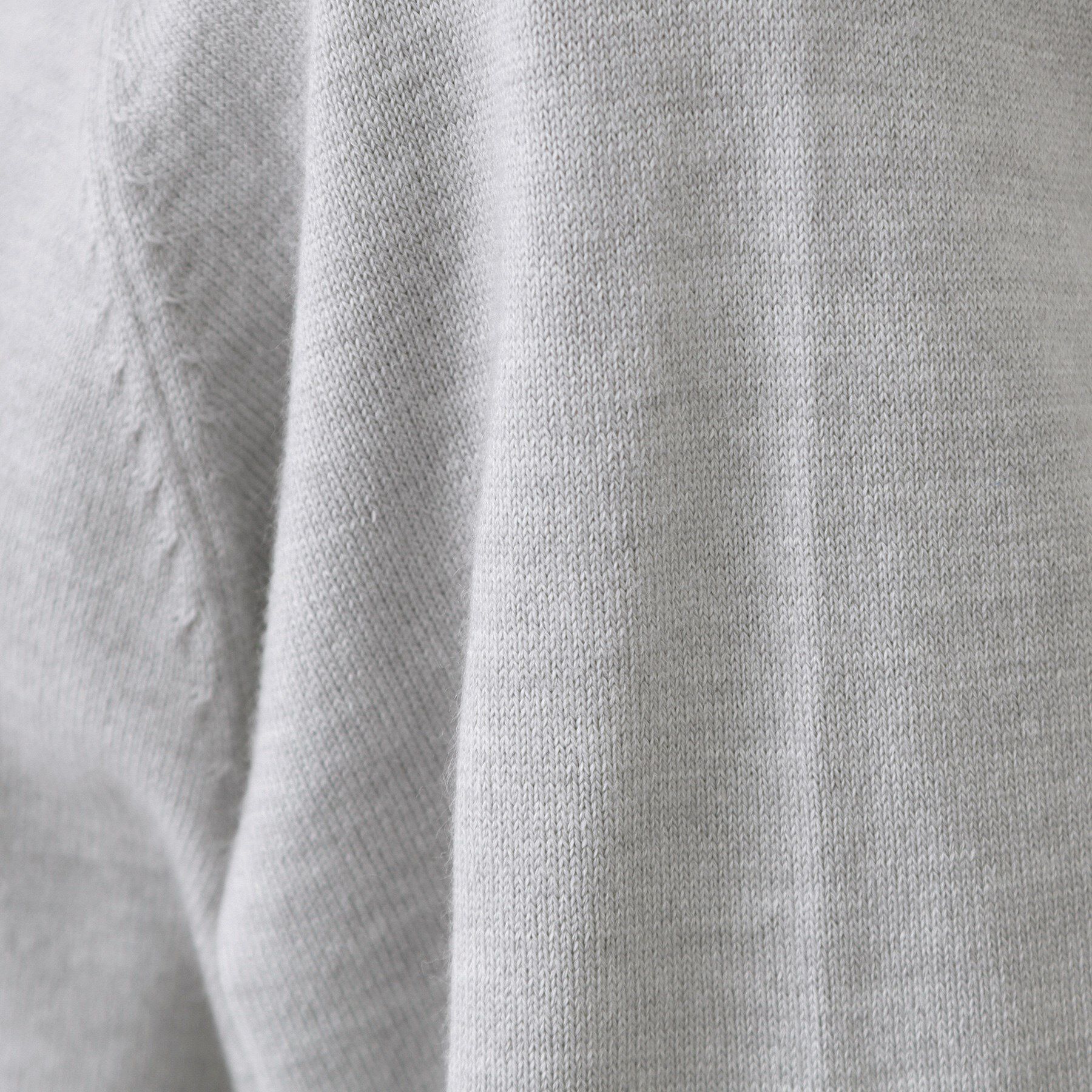 OPAQUE.CLIP「ラグランクルーネックニット/エクストラファインメリノウール【THEシリーズ/洗濯機OK】《6col/」|ニット・セーター|