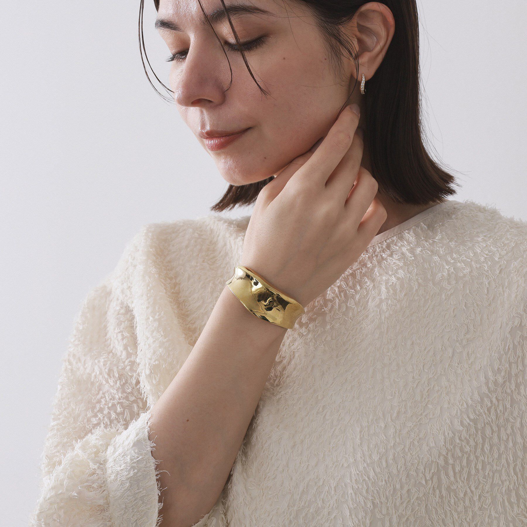 OPAQUE.CLIP「ビッグメタルバングル」|ブレスレット・バングル|