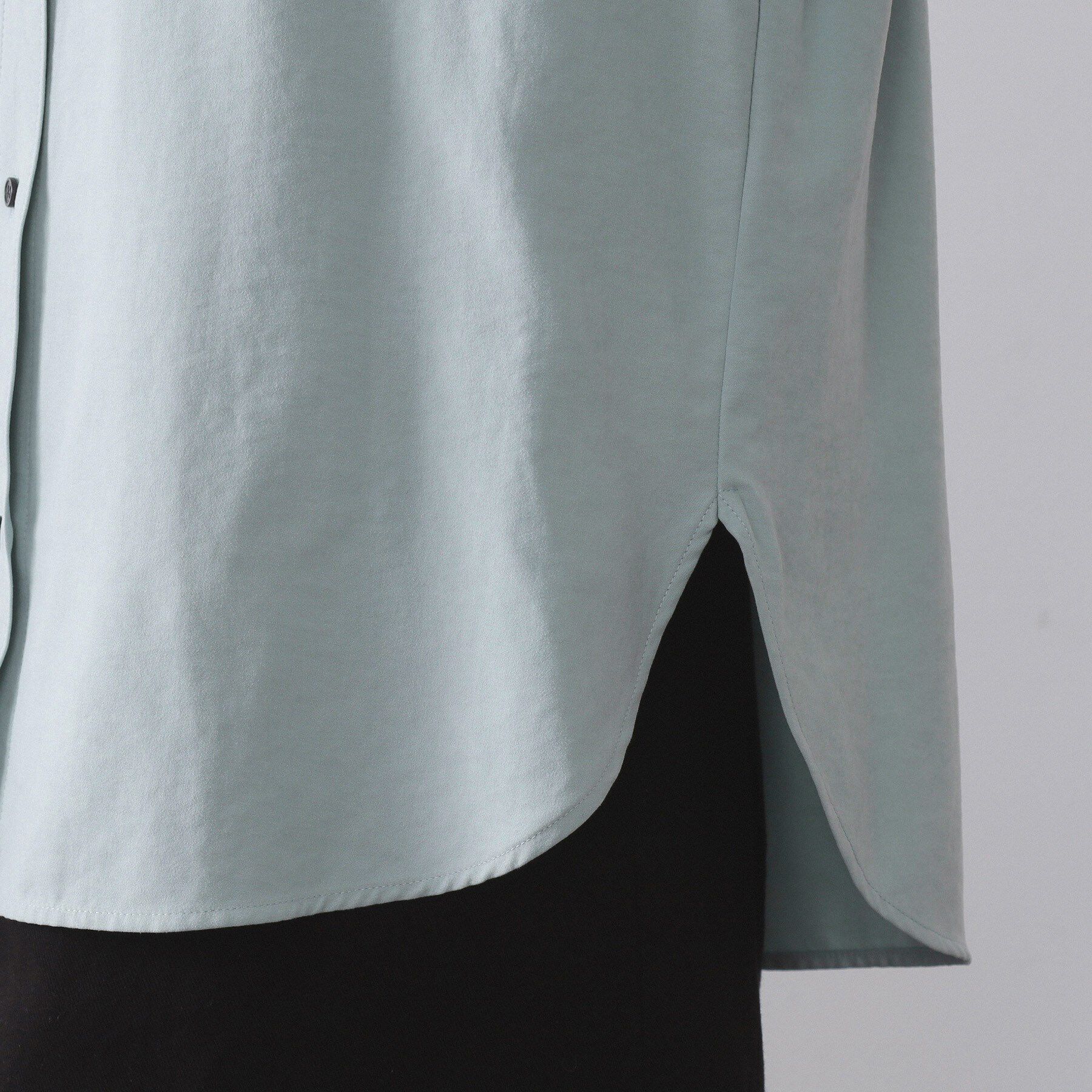 OPAQUE.CLIP「スエードライクシャツ【洗濯機OK】」|シャツ・ブラウス|