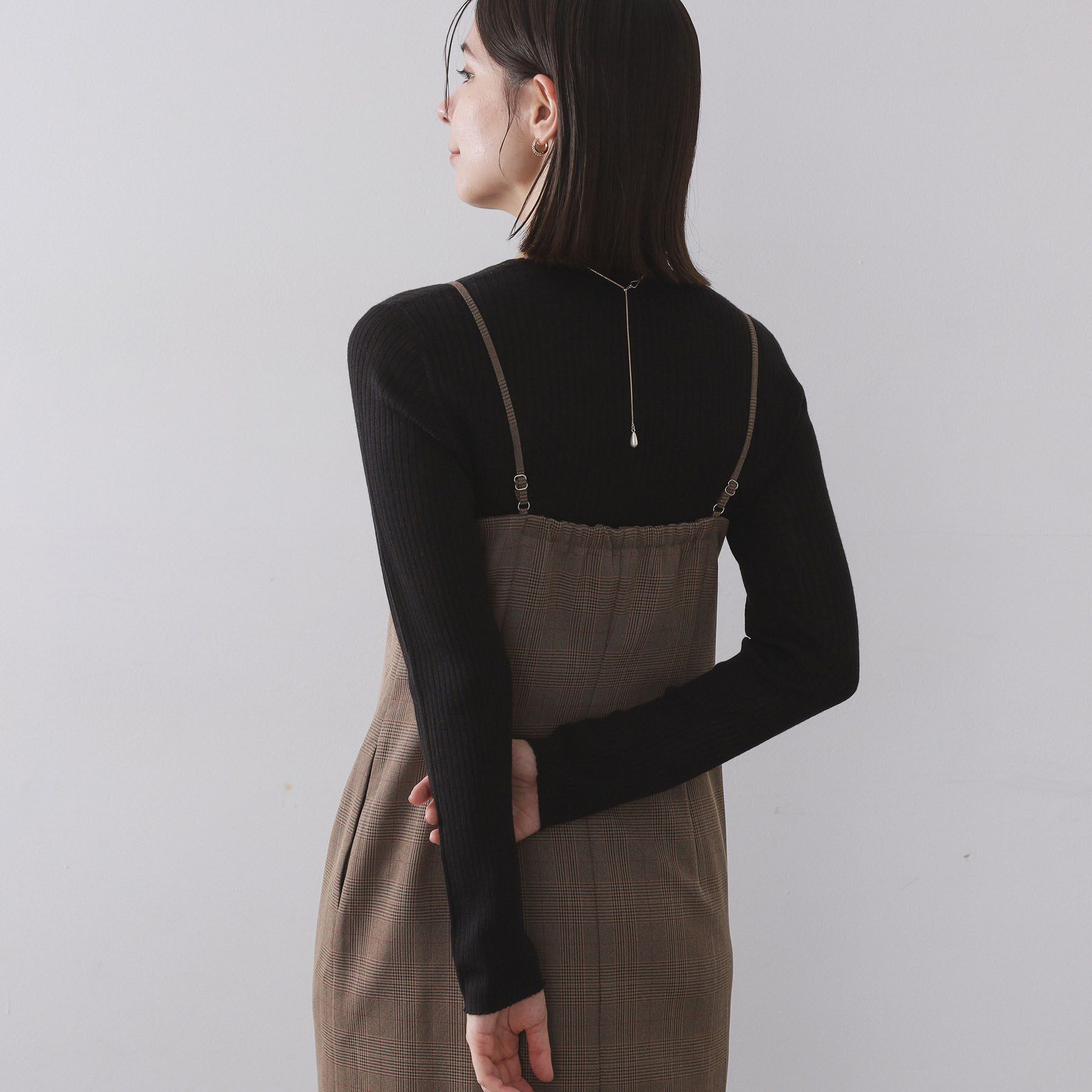 OPAQUE.CLIP「シアーリブニット【洗濯機OK】」|ニット・セーター|