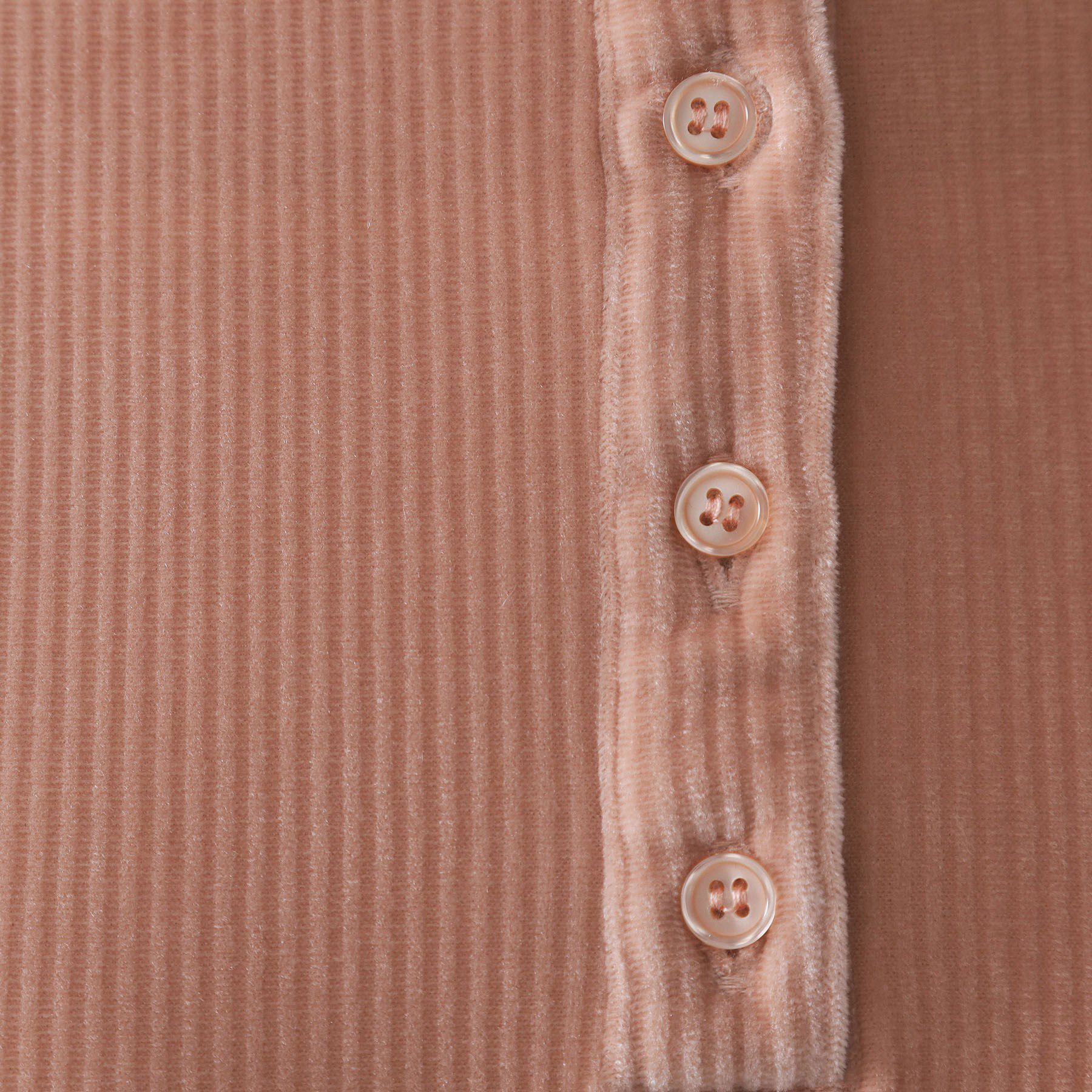 OPAQUE.CLIP「ベロアタッチリブトップス【洗濯機OK】」|Tシャツ・カットソー|