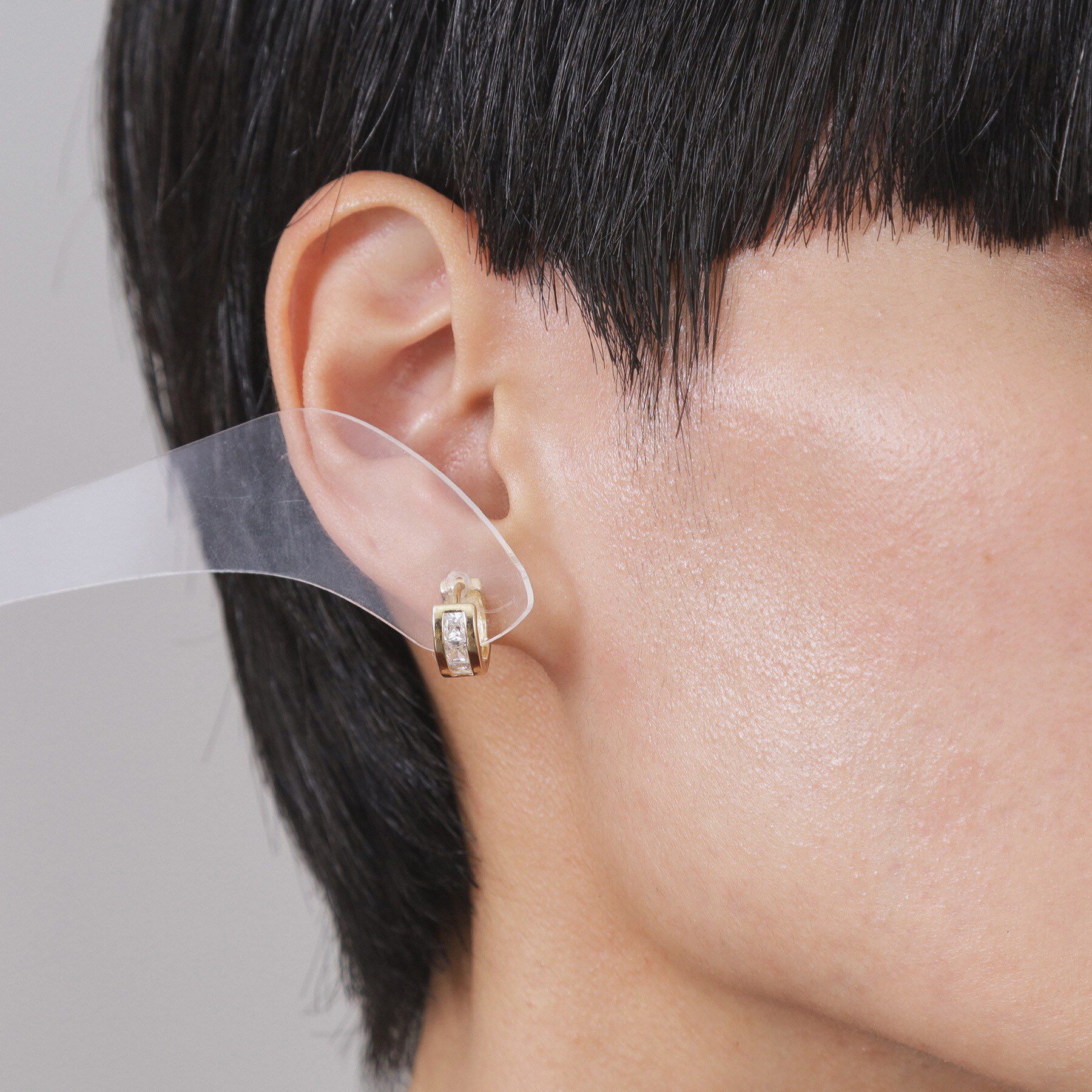 OPAQUE.CLIP「ビジューワンタッチピアス」|ピアス|