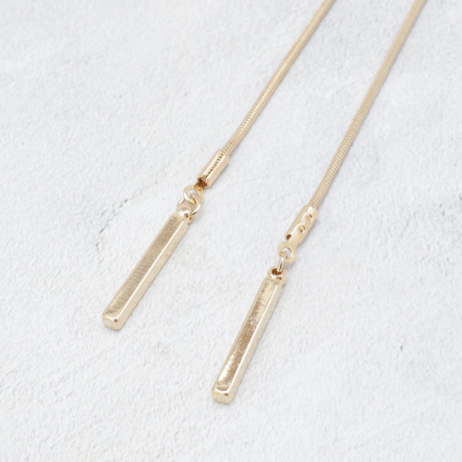 OPAQUE.CLIP「パール調ビジュースライドネックレス」|ネックレス|