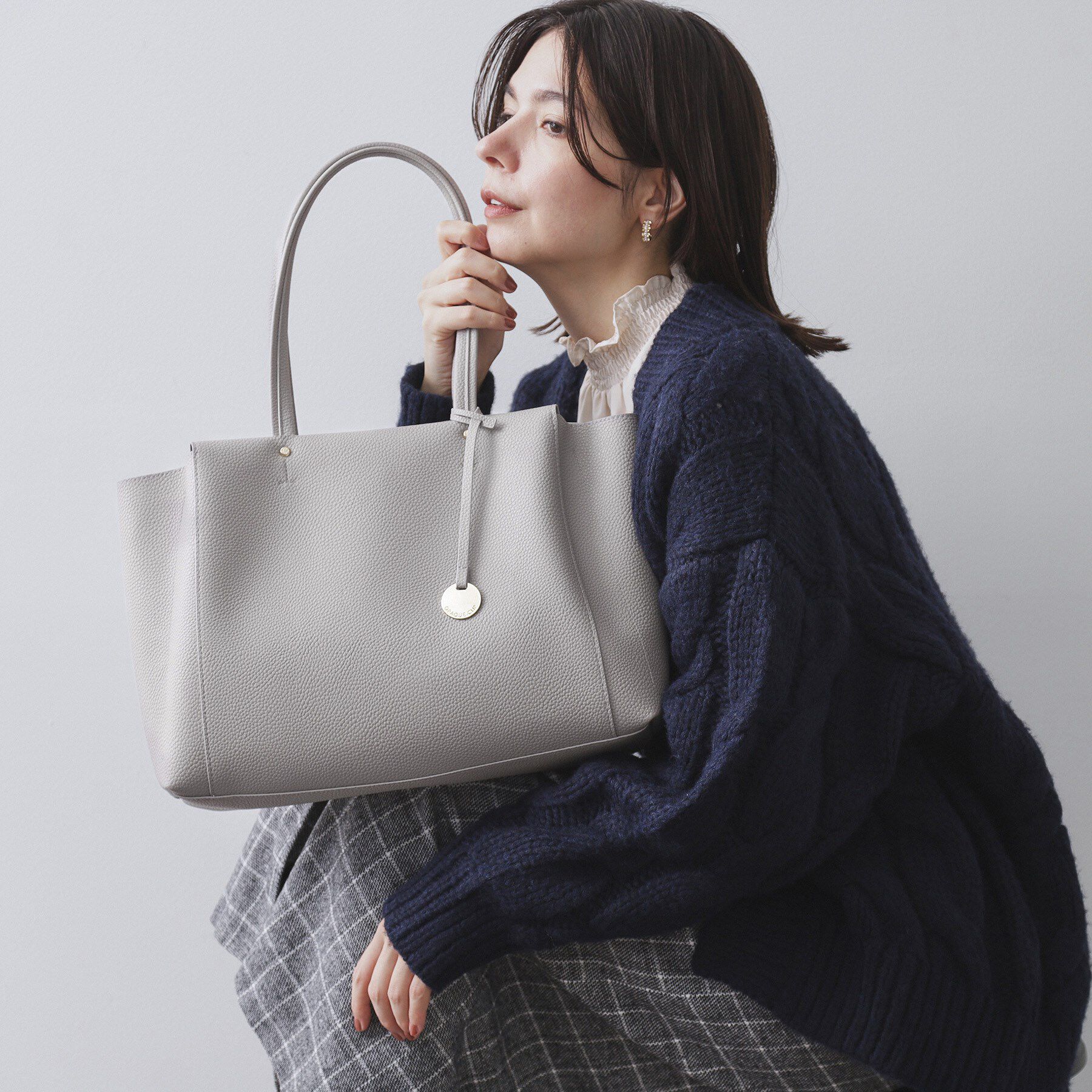 OPAQUE.CLIP「【人間工学／A4サイズ対応】シュリンクトートバッグ」|トートバッグ|