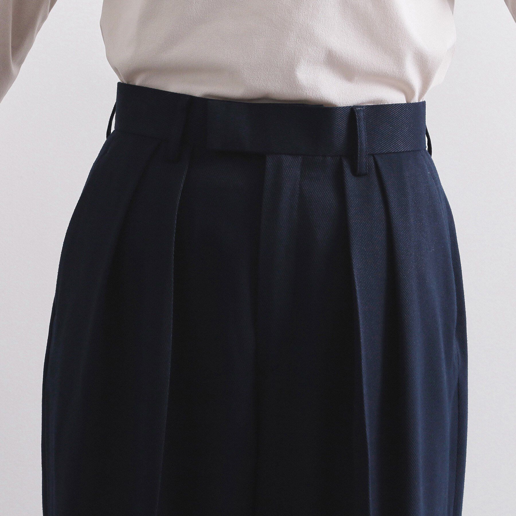 OPAQUE.CLIP「カルゼタックワイドパンツ【洗濯機OK】」|その他|