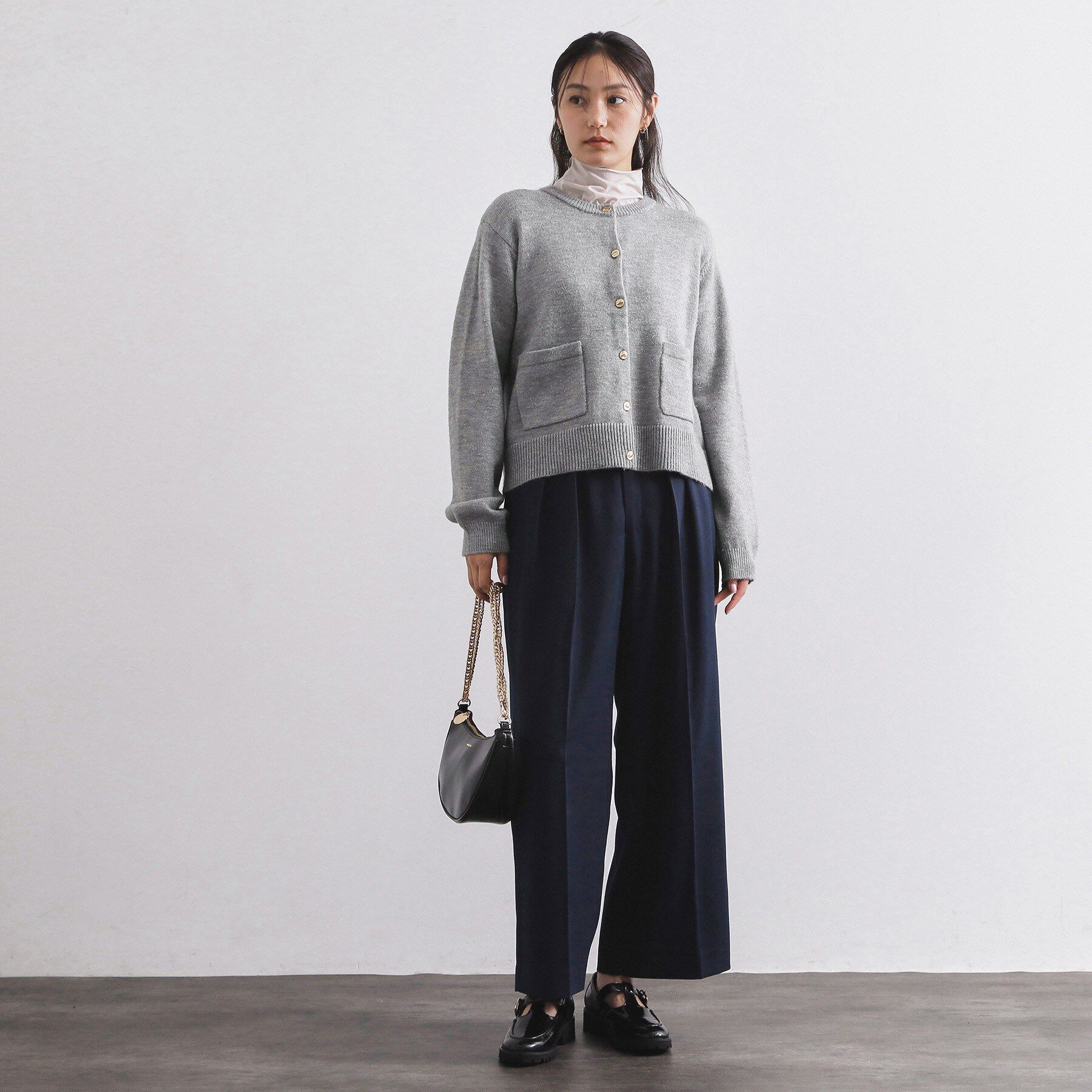 OPAQUE.CLIP「カルゼタックワイドパンツ【洗濯機OK】」|その他|