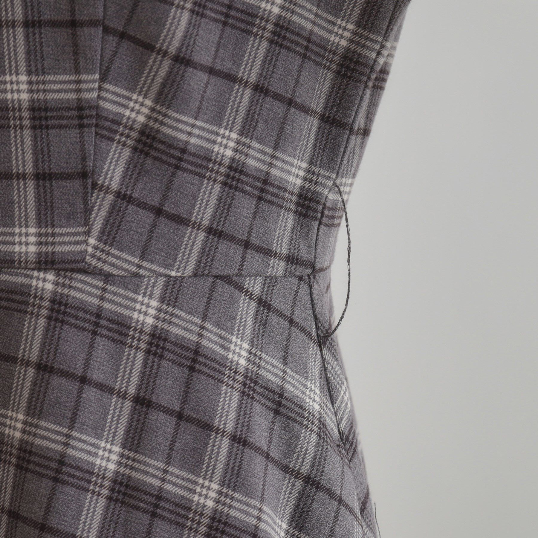 Couture broach「【大人可愛い・微起毛】先染めチェック柄フィット＆フレアワンピース」|ワンピース|