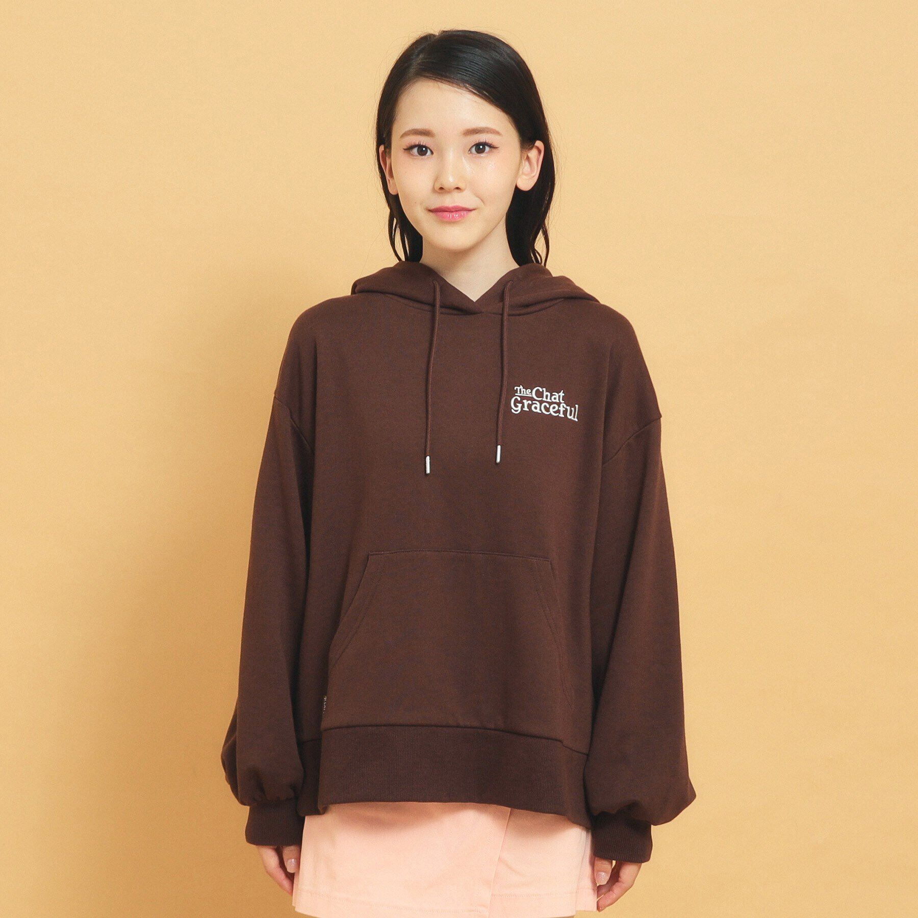 PINK-latte「あざとかわいい！クマ耳フーディ裏毛」|その他|