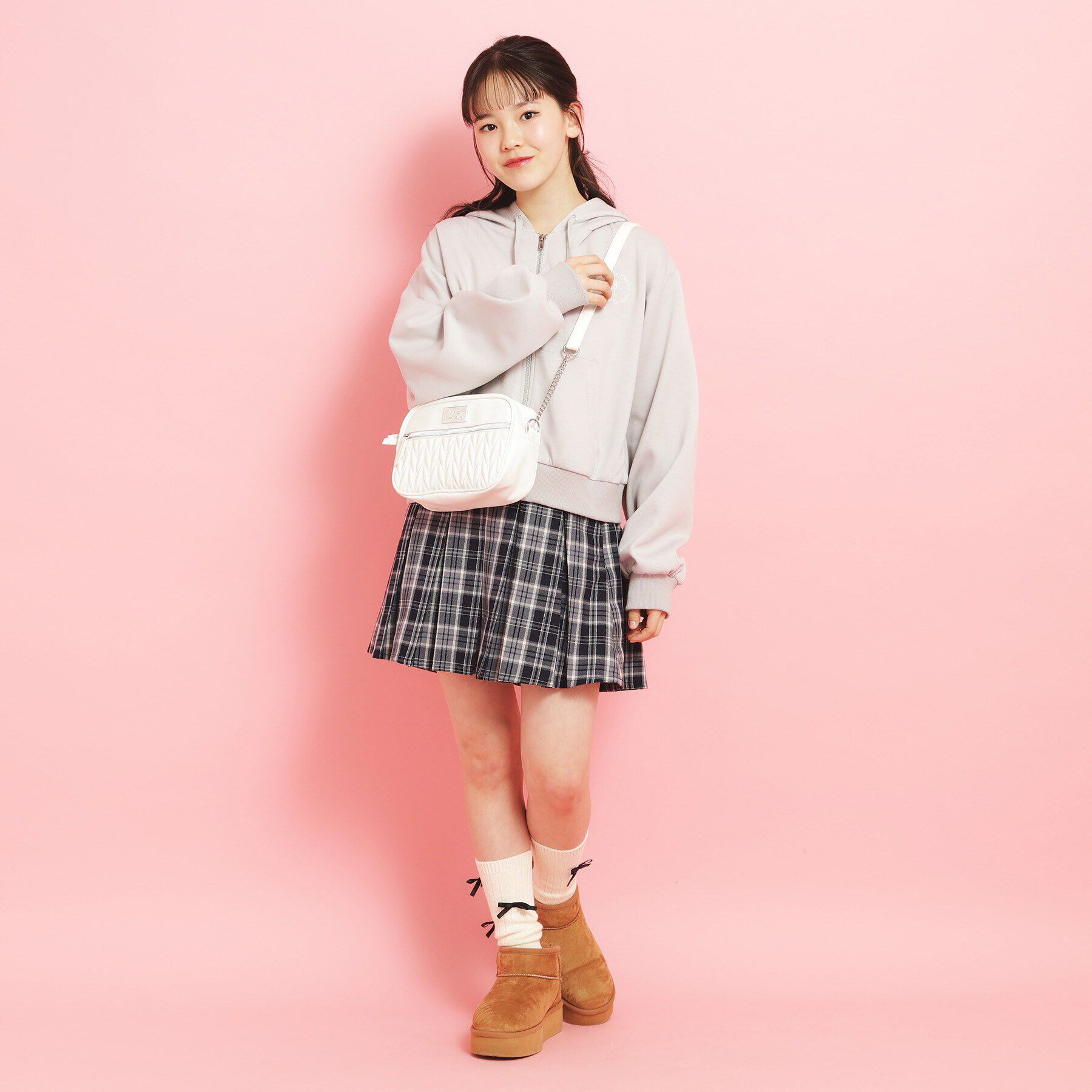 PINK-latte「ガーリーキルトショルダー」|ショルダー・メッセンジャー|