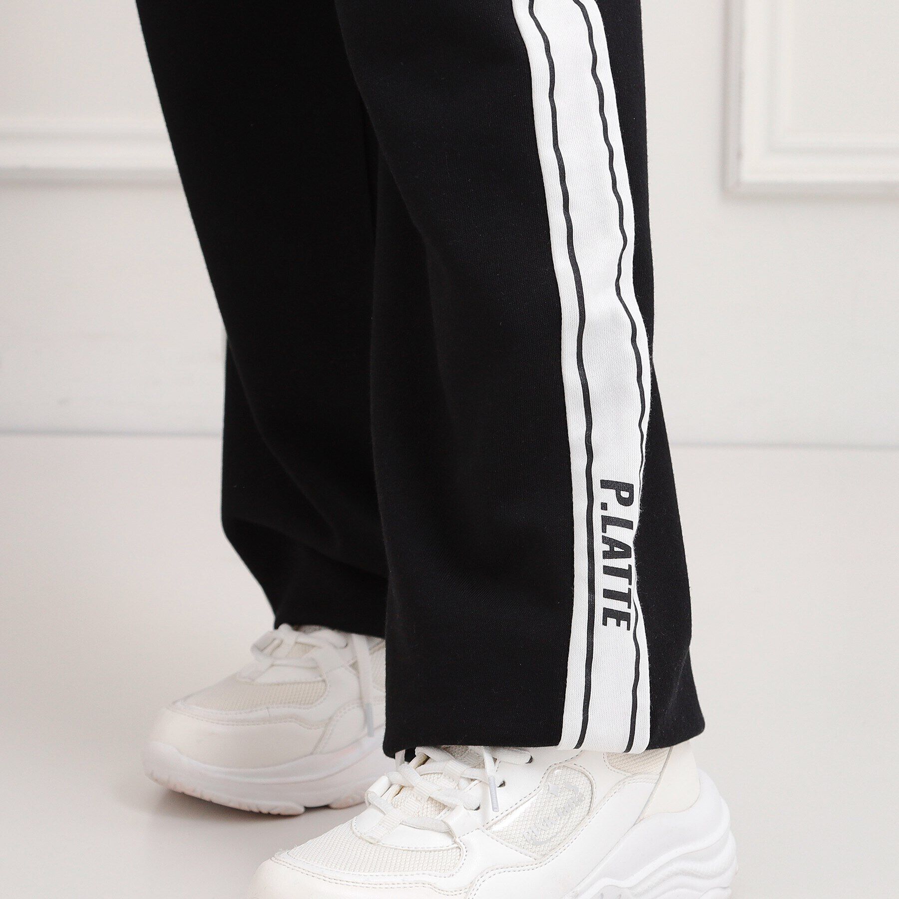 PINK-latte「ミニ裏毛サイド切替パンツ」|その他|