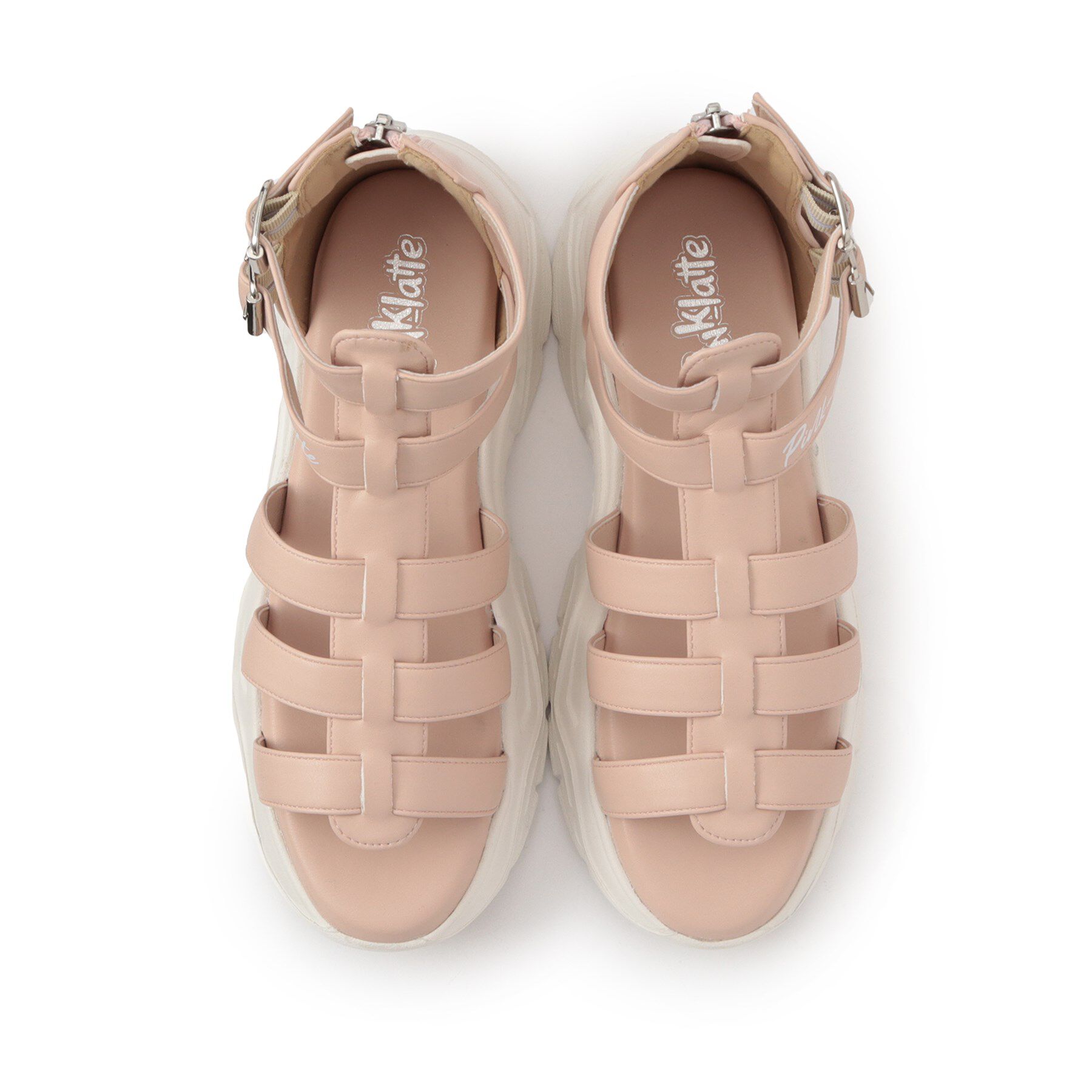 PINK-latte「フラットソールサンダル」|サンダル|