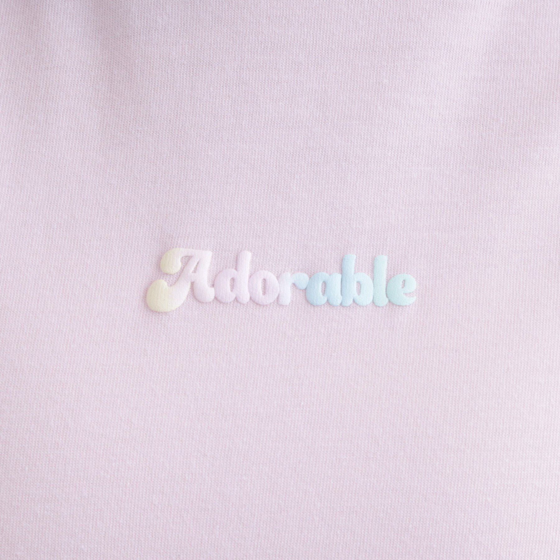 PINK-latte「グラデーションくまちゃん発砲ビッグTシャツ」|Tシャツ・カットソー|