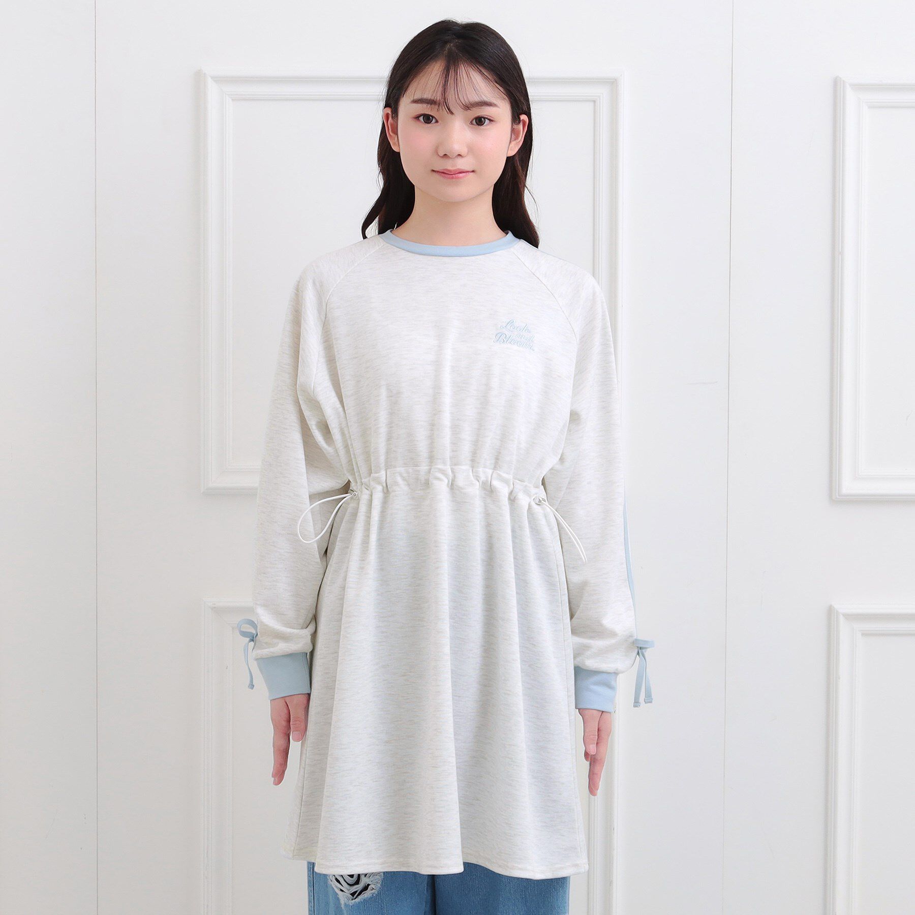 PINK-latte「ポンチドロストワンピース」|ワンピース|