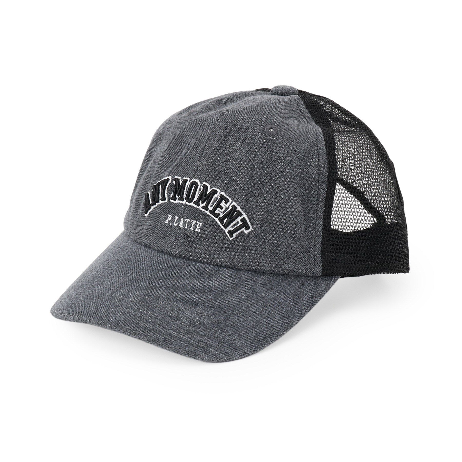 PINK-latte「デニムメッシュキャップ」|キャップ・キャスケット|ブラック(419)