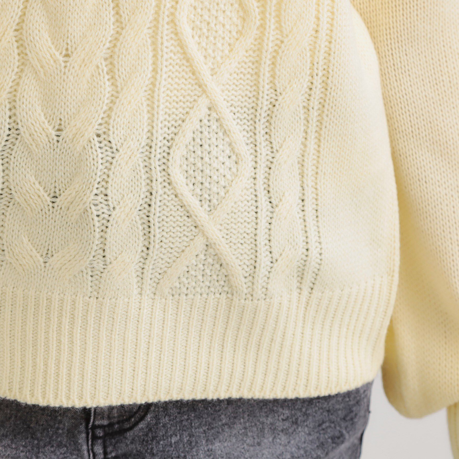 PINK-latte「【プチプラ】ケーブルニット」|ニット・セーター|