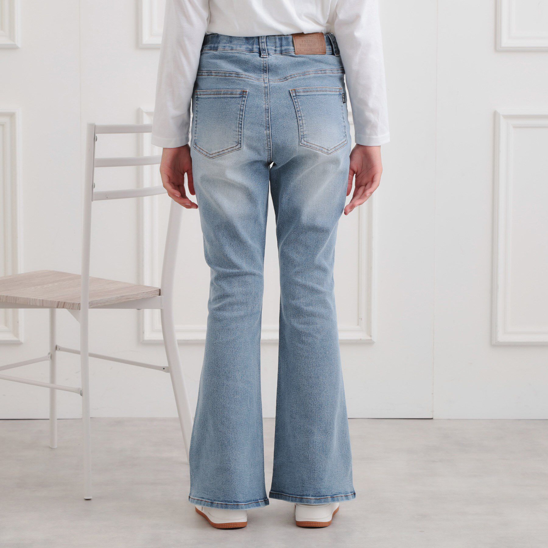 PINK-latte「フレアデニムパンツ」|その他|