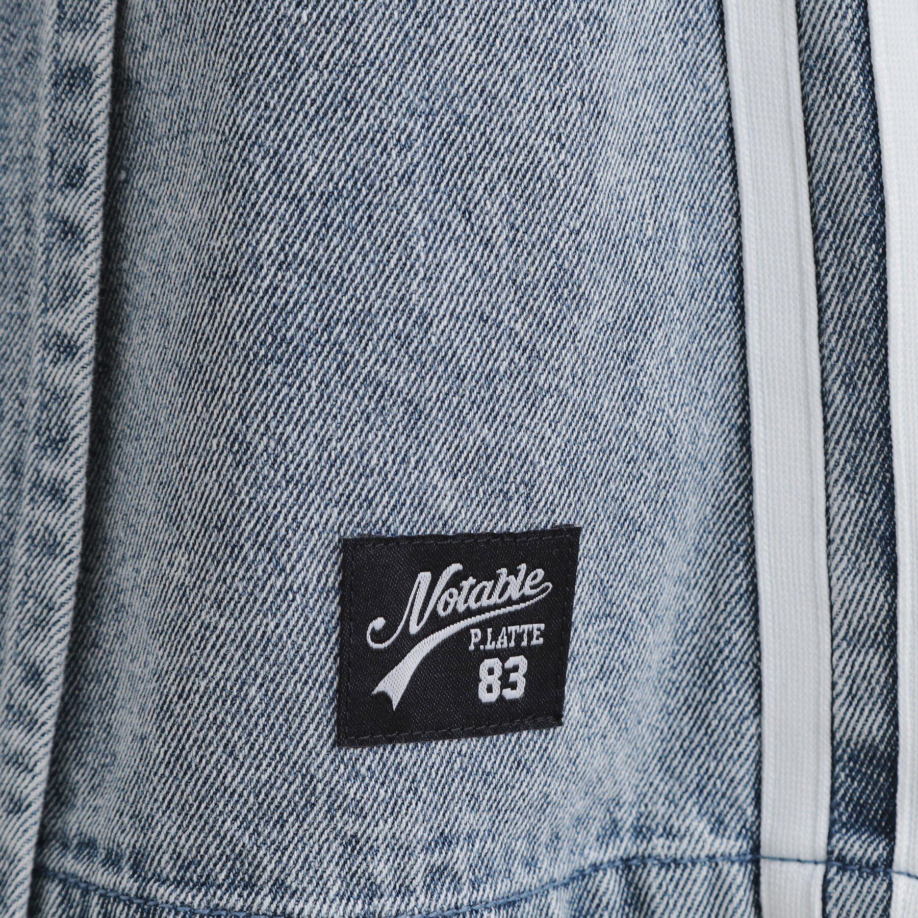 PINK-latte「ラップサイドラインスカパン」|スカート|