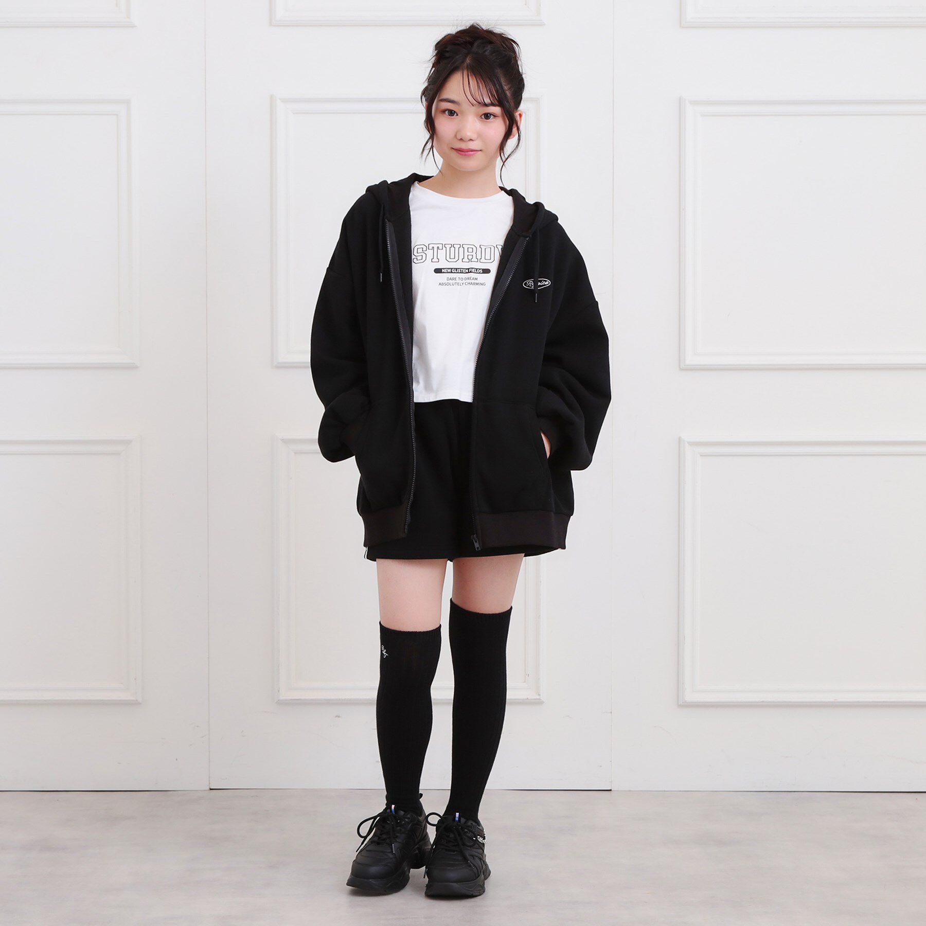 PINK-latte「【セットアイテム】くまちゃんあったか3点セット」|その他|