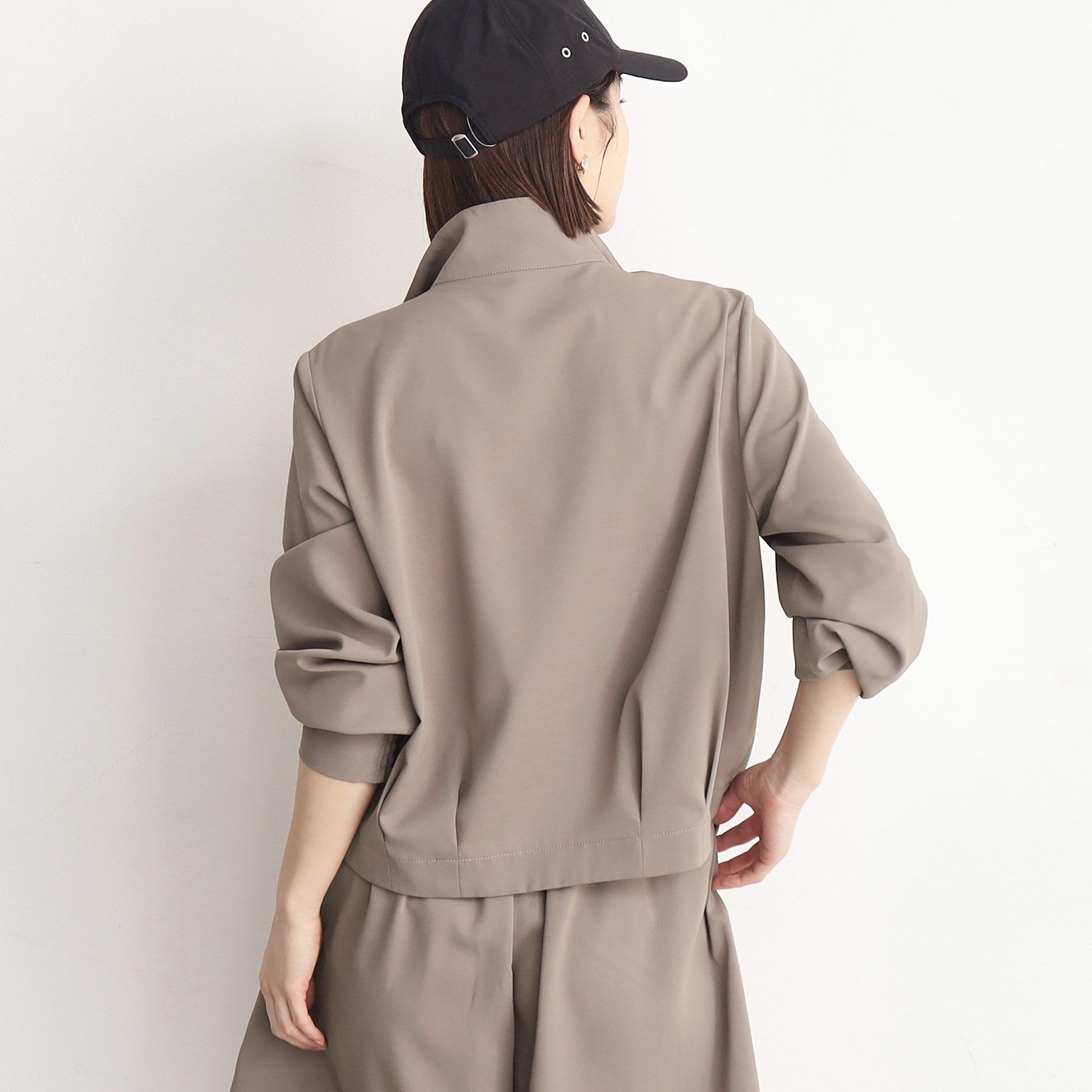 THE SHOP TK「【ラッシュガード/接触冷感/撥水/UVケア/洗える】MIZUGIWA_スタンドジャケット」|ブルゾン・スタジャン|