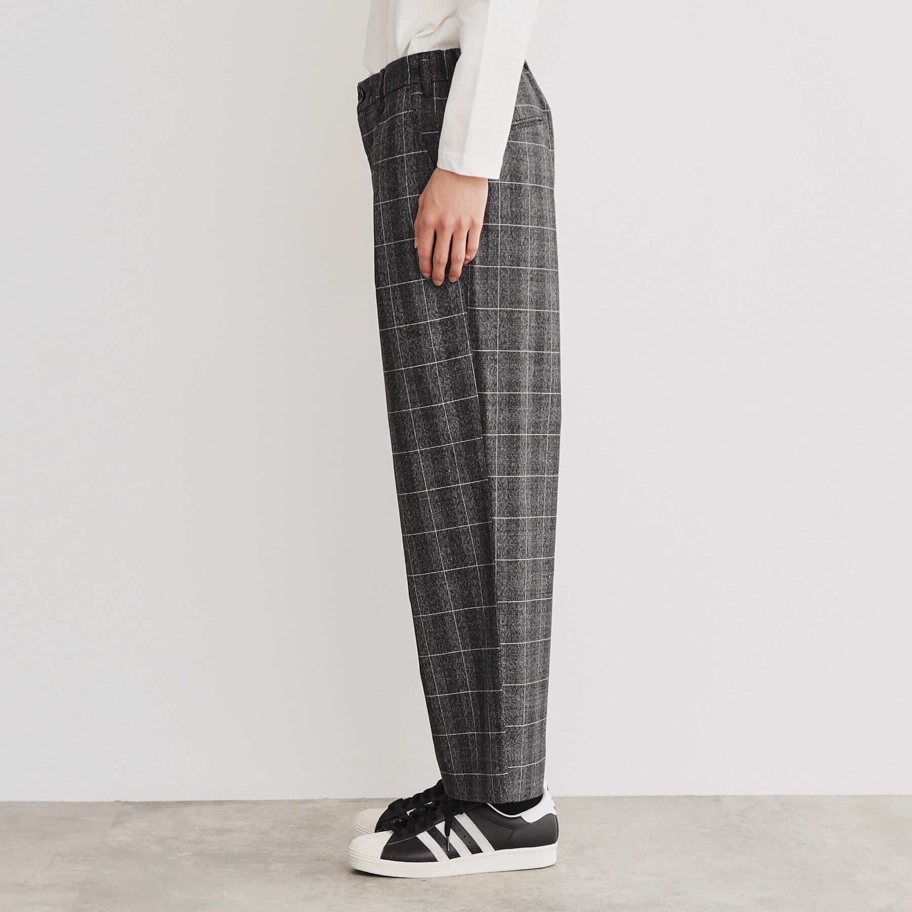 THE SHOP TK「チェックワイドイージーパンツ」|その他|