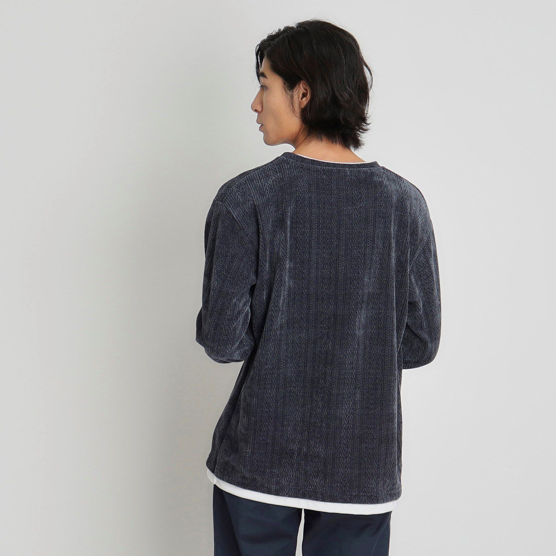 THE SHOP TK「シェニールケーブルプルオーバー」|Tシャツ・カットソー|