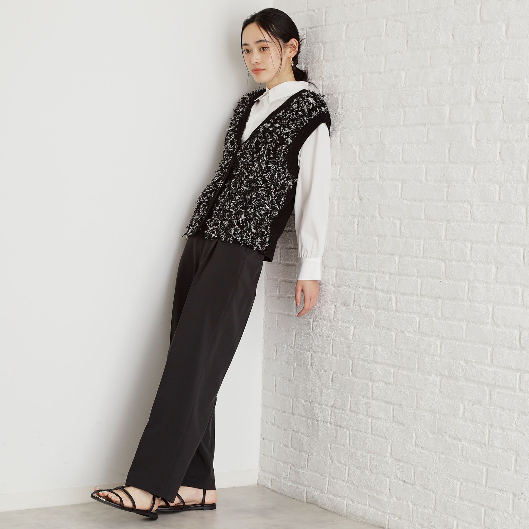 THE SHOP TK「【XS-XLサイズ】麻調ワイドパンツ/洗濯機OK/from the VOICE」|その他|