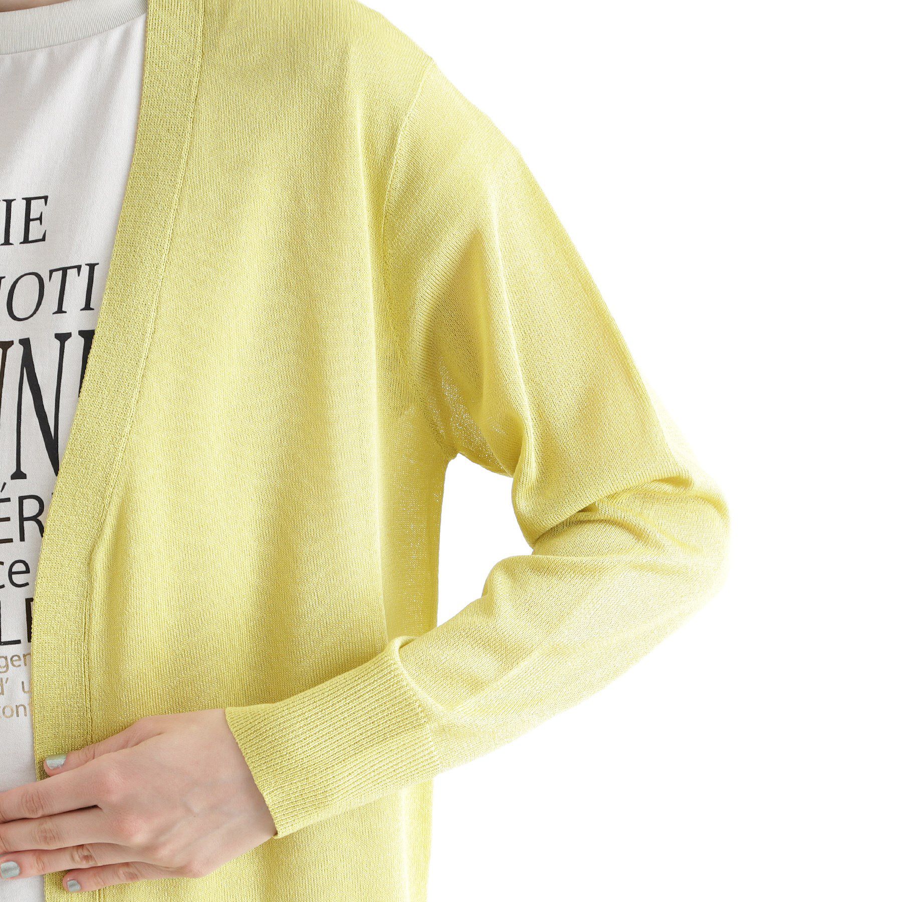 THE SHOP TK「シアーカーディガン【洗濯機OK】」|カーディガン|