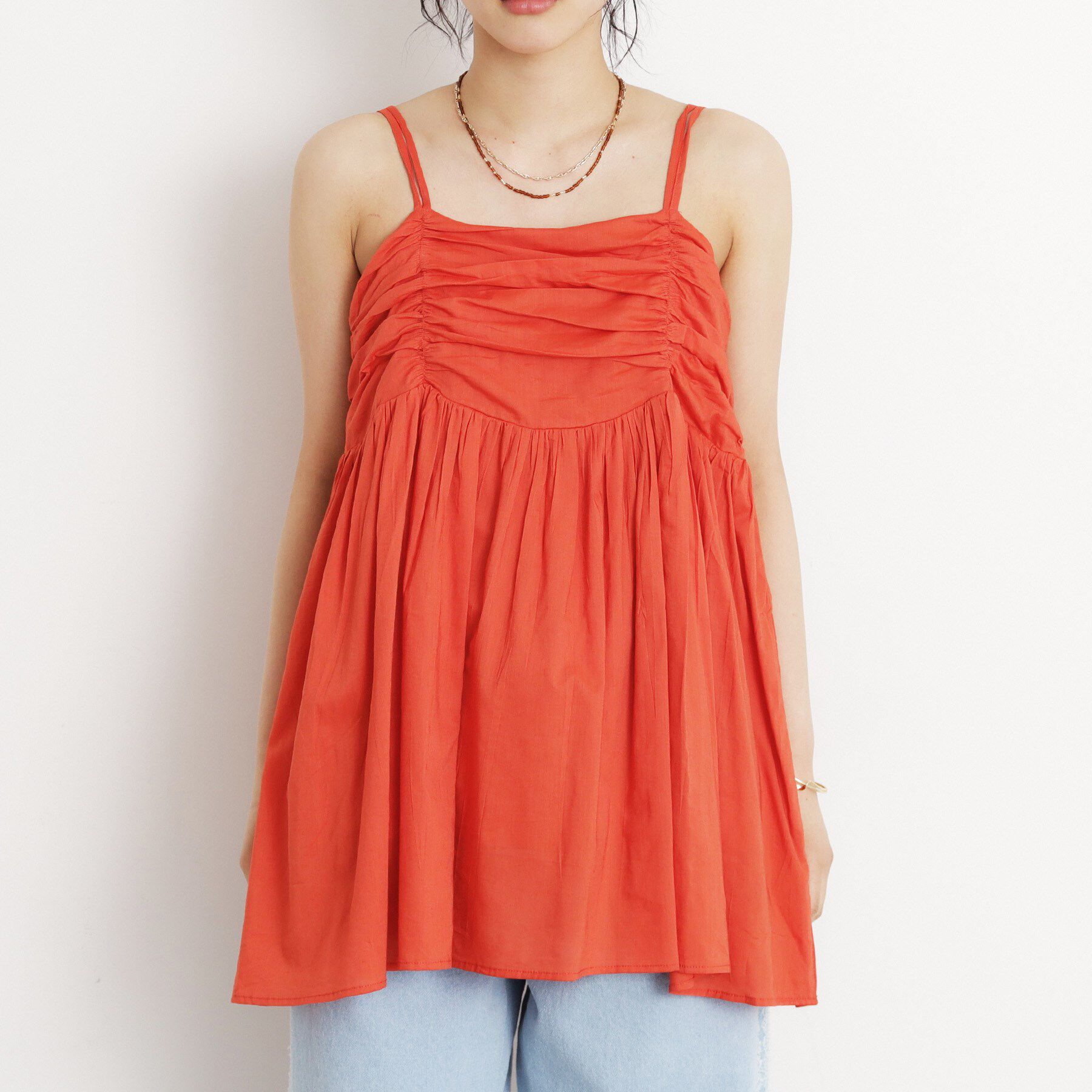 THE SHOP TK「ギャザーチュニック【洗える】」|チュニック|