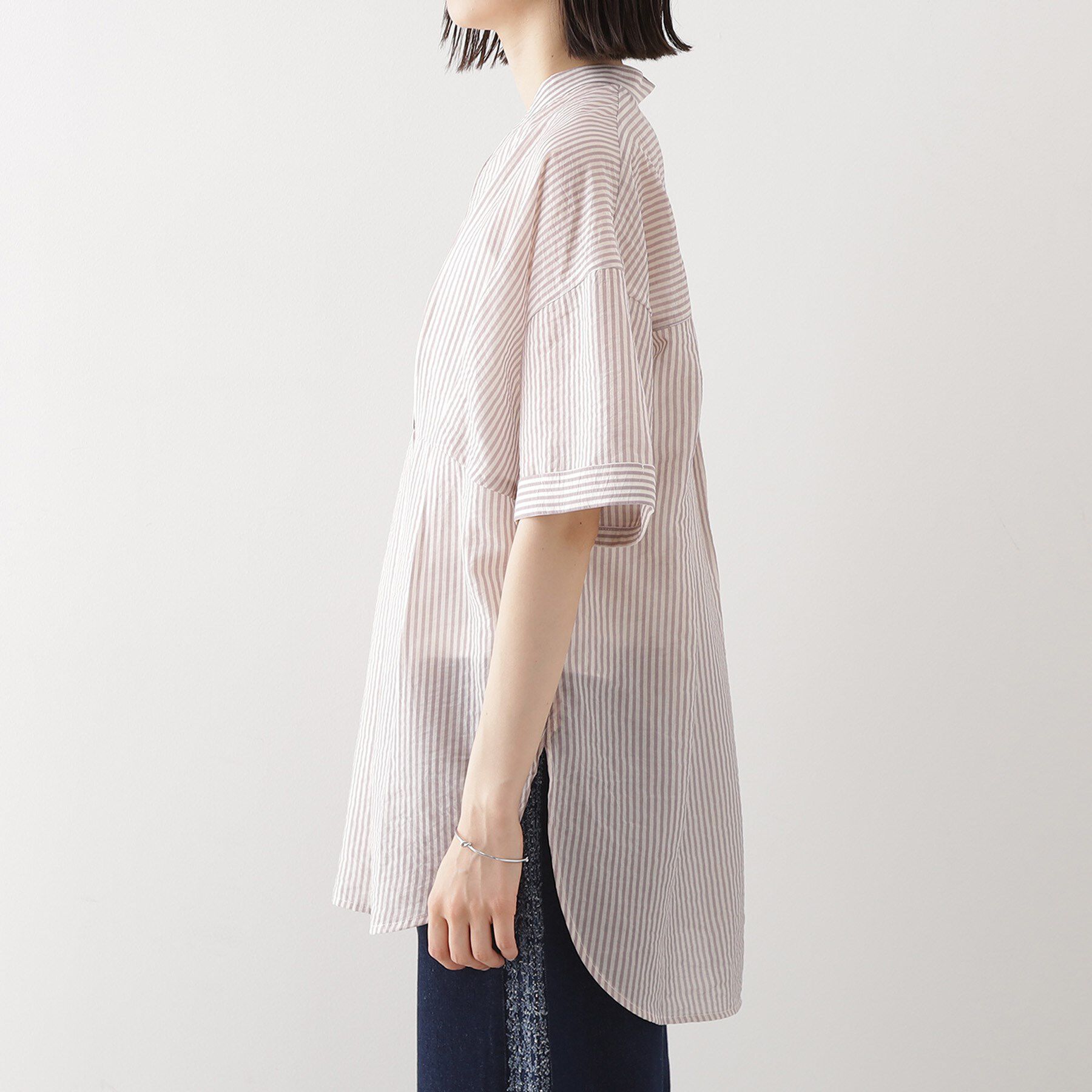 THE SHOP TK「ウエストタックチュニック【体型カバー/洗濯機OK】」|シャツ・ブラウス|