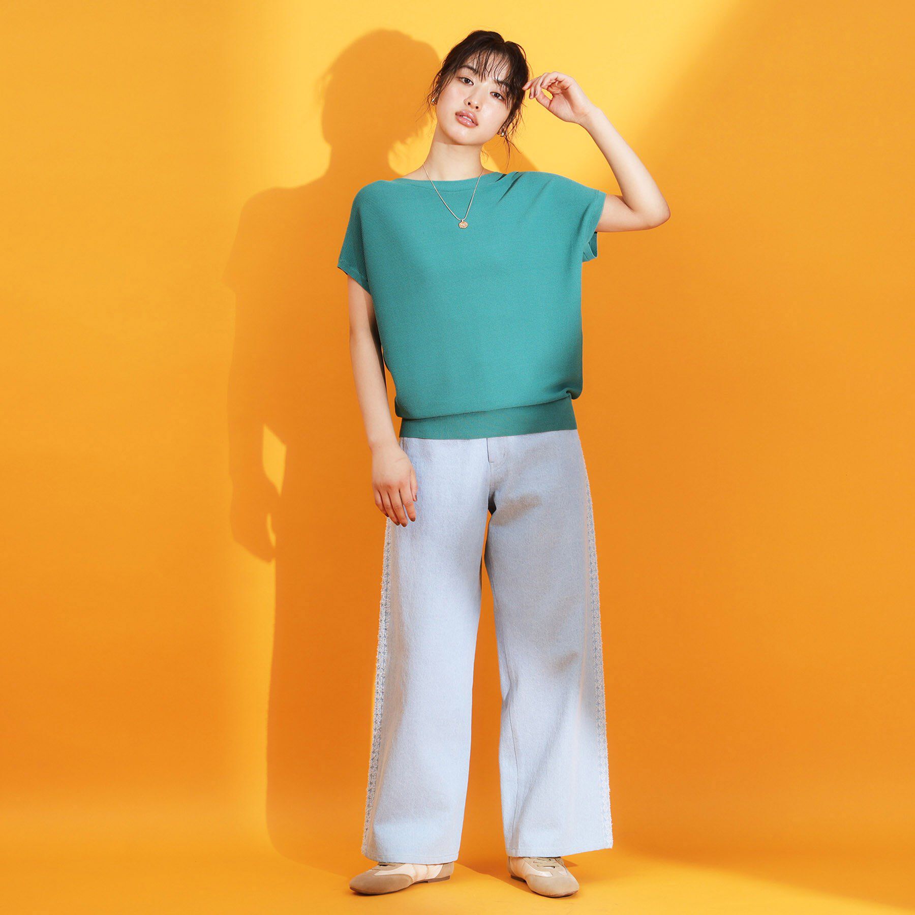 THE SHOP TK「【再入荷/6色展開】さらさらフレンチニット【毛玉になりにくい/洗濯機OK】」|ニット・セーター|