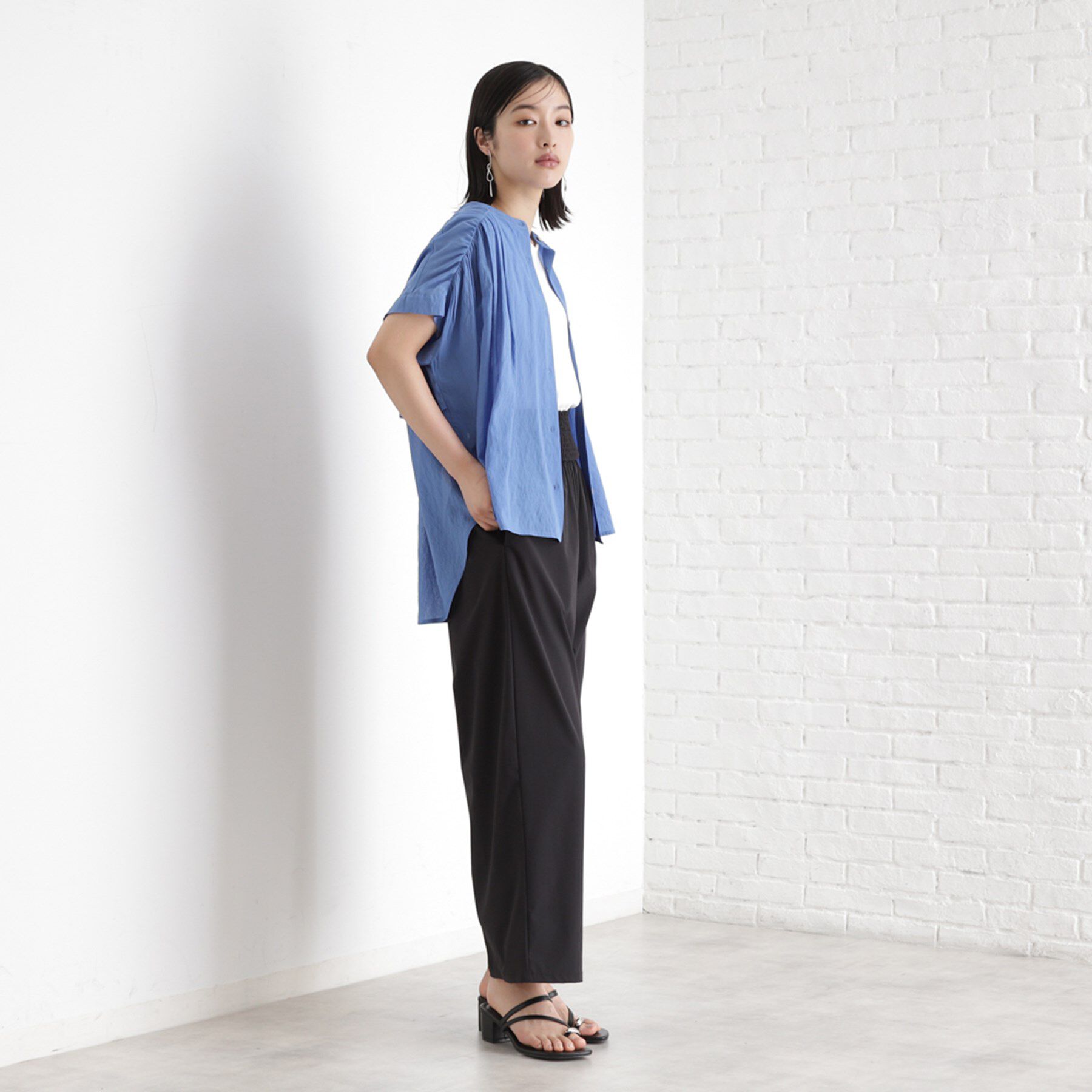 THE SHOP TK「ウエストシャーリングパンツ【撥水/接触冷感/UV/洗濯機OK】」|その他|