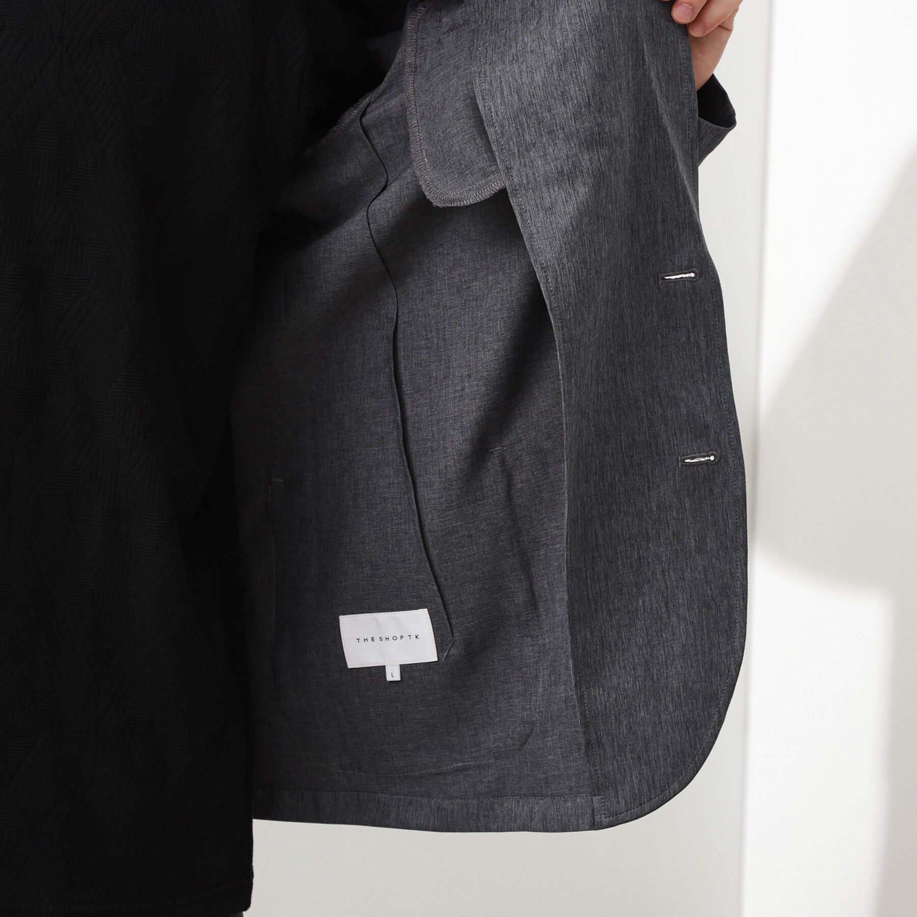THE SHOP TK「スムースファイバーリラックスジャケット 【セットアップ可／UVカット／イージーケア／洗濯機OK】」|テーラードジャケット|