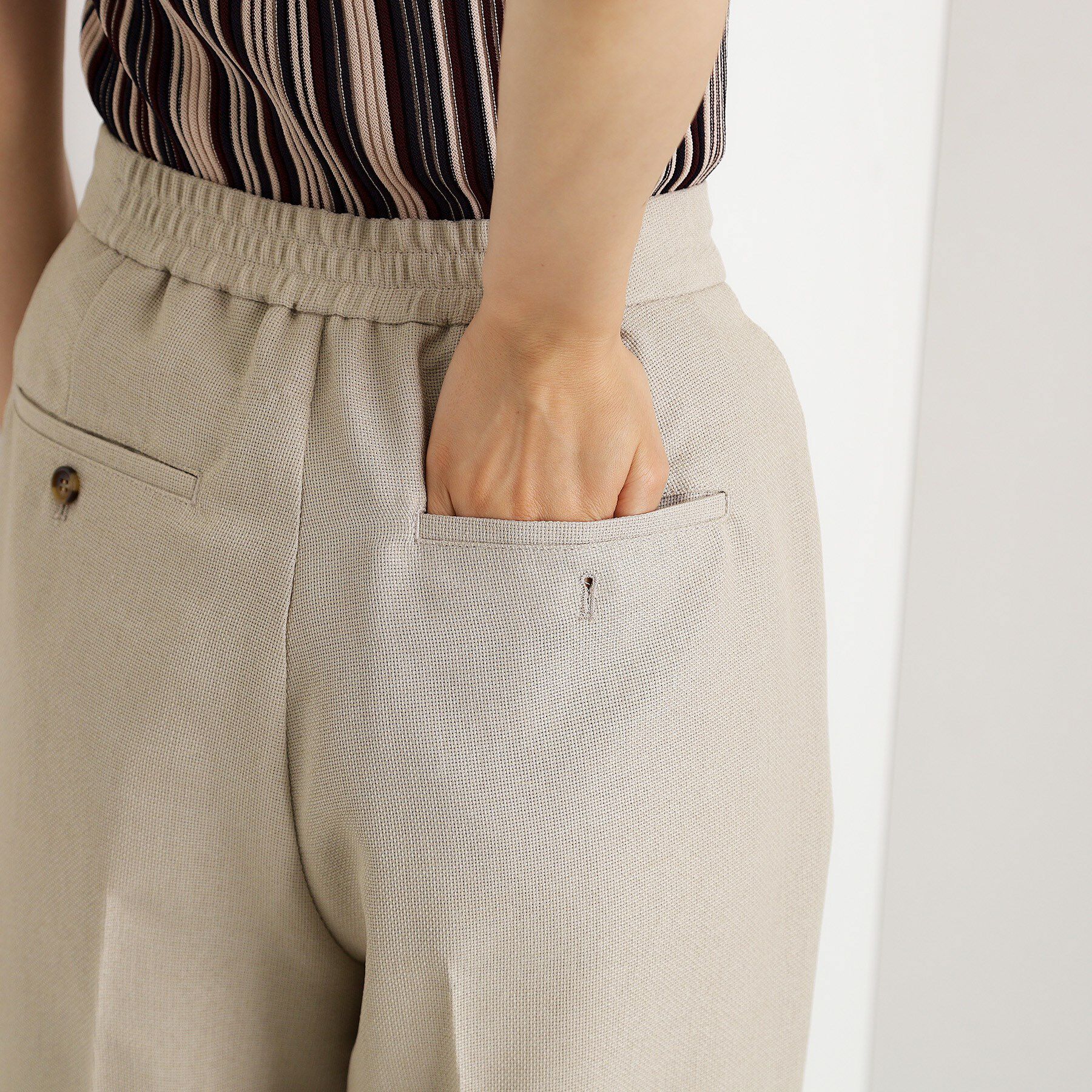 THE SHOP TK「パナマパンツ【洗える】」|その他|