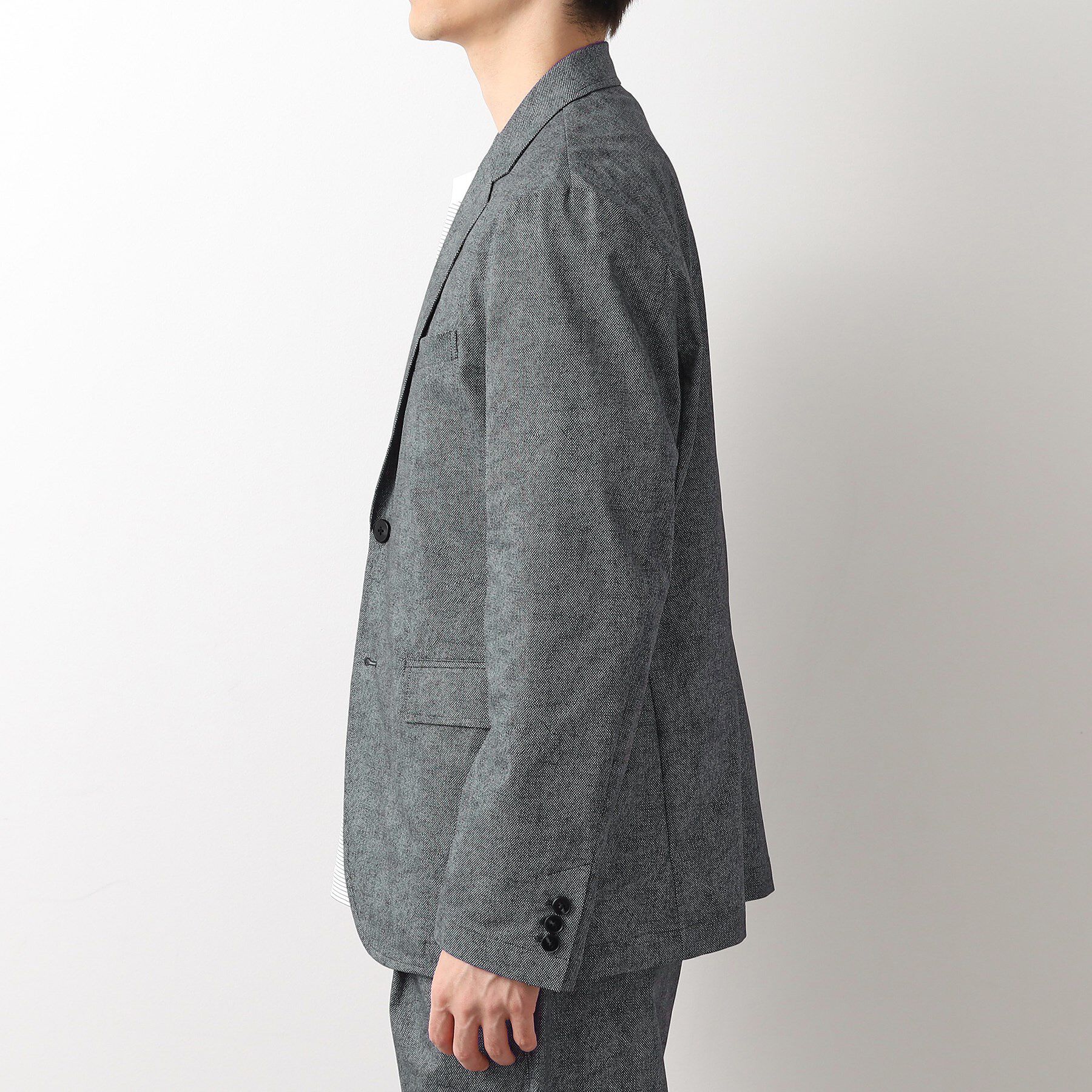 THE SHOP TK「スマートムーブメッシュバーズアイジャケット【軽量/洗濯機OK/セットアップ可】」|テーラードジャケット|