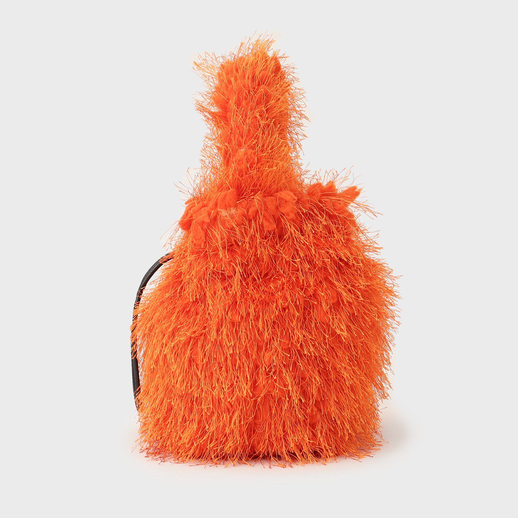 THE SHOP TK「フリンジボア巾着バッグ」|ショルダー・メッセンジャー|