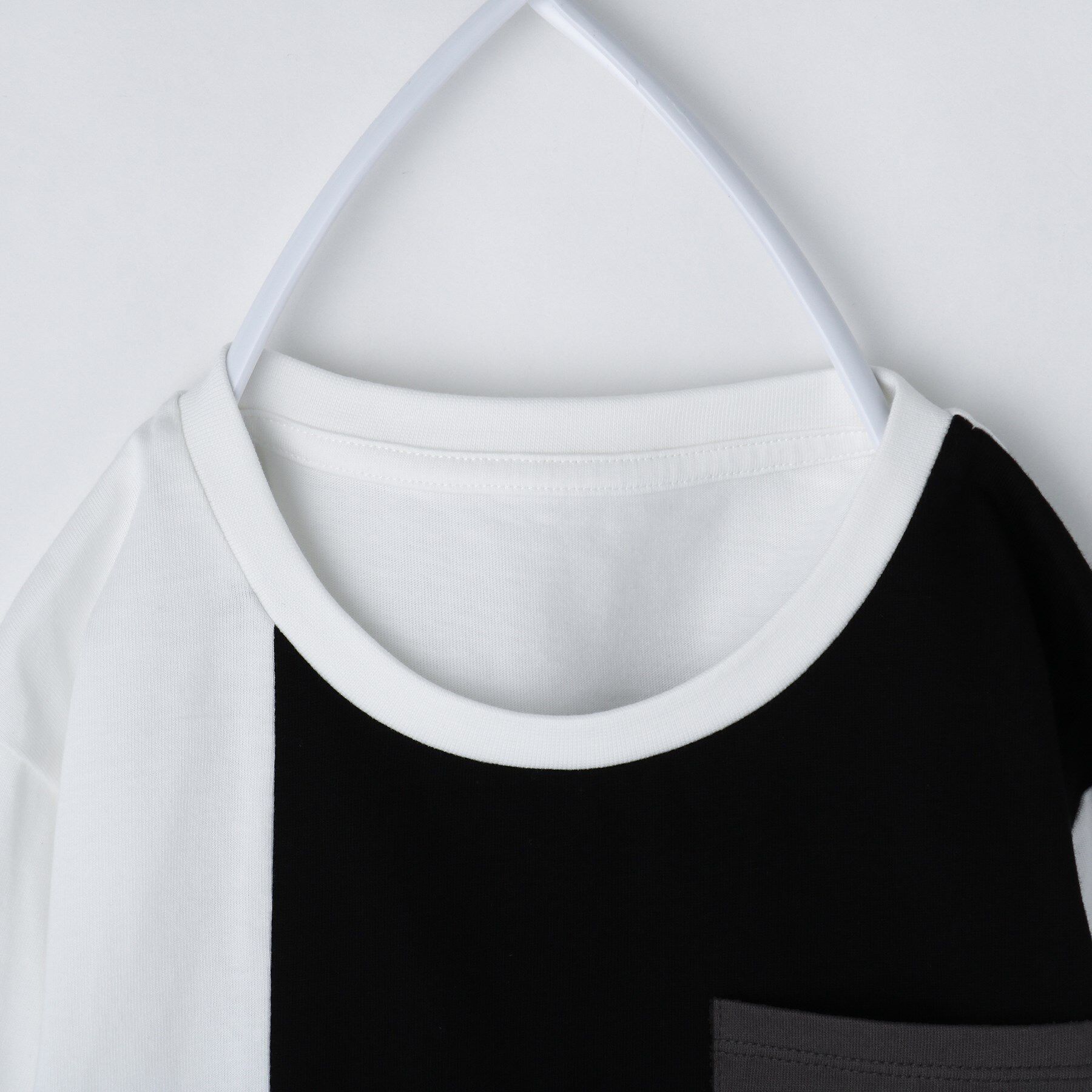 THE SHOP TK「【110-160/洗濯機OK】切り替え長袖Tシャツ」|Tシャツ・カットソー|