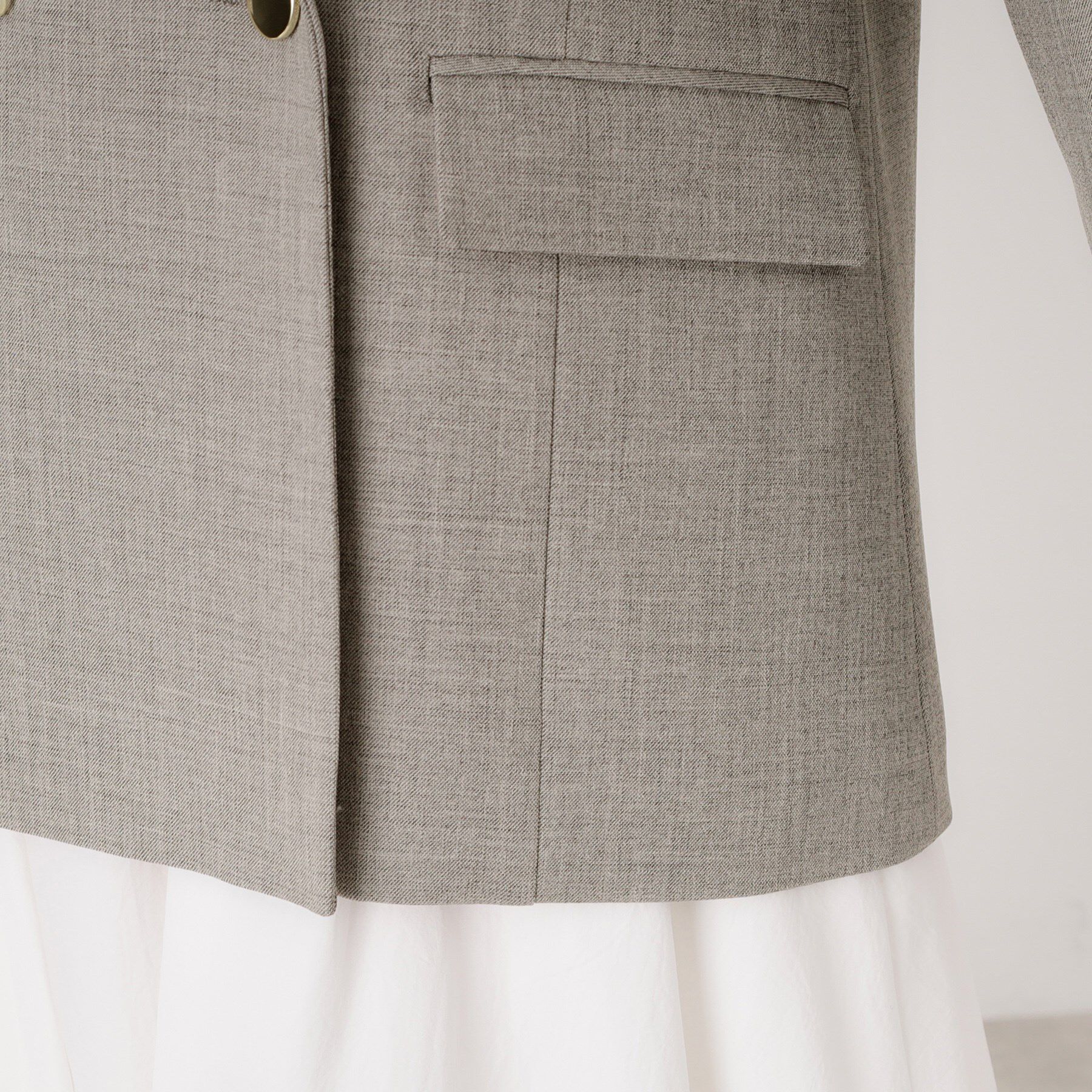 THE SHOP TK「【今羽織るなら】ダブルブレストジャケット【セットアップ可/洗える】」|テーラードジャケット|