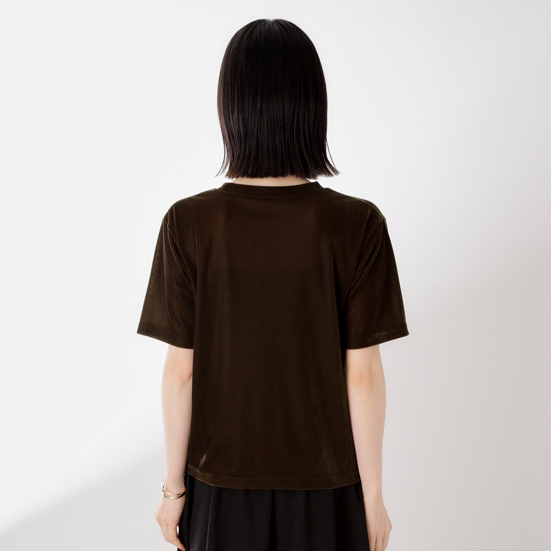 THE SHOP TK「シアーベロアカットソー【洗える】」|Tシャツ・カットソー|