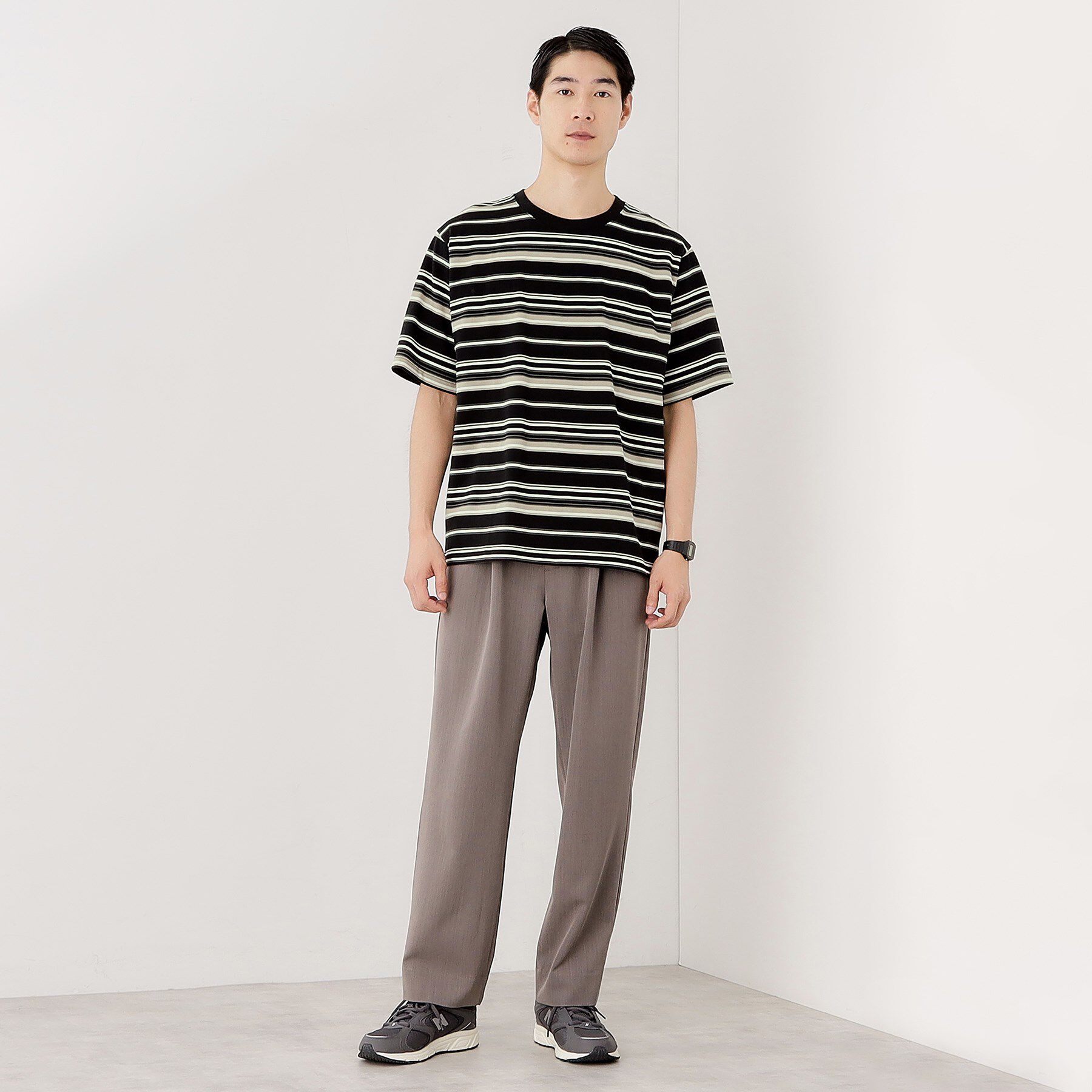 THE SHOP TK「マルチボーダープルオーバー S／S」|Tシャツ・カットソー|