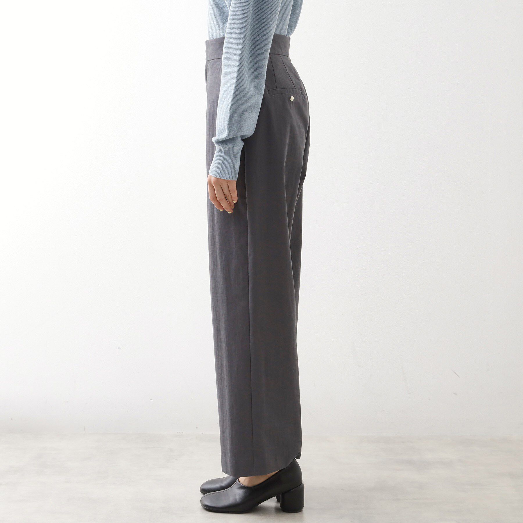 THE SHOP TK「ワイドチノパンツ【洗える】」|その他|