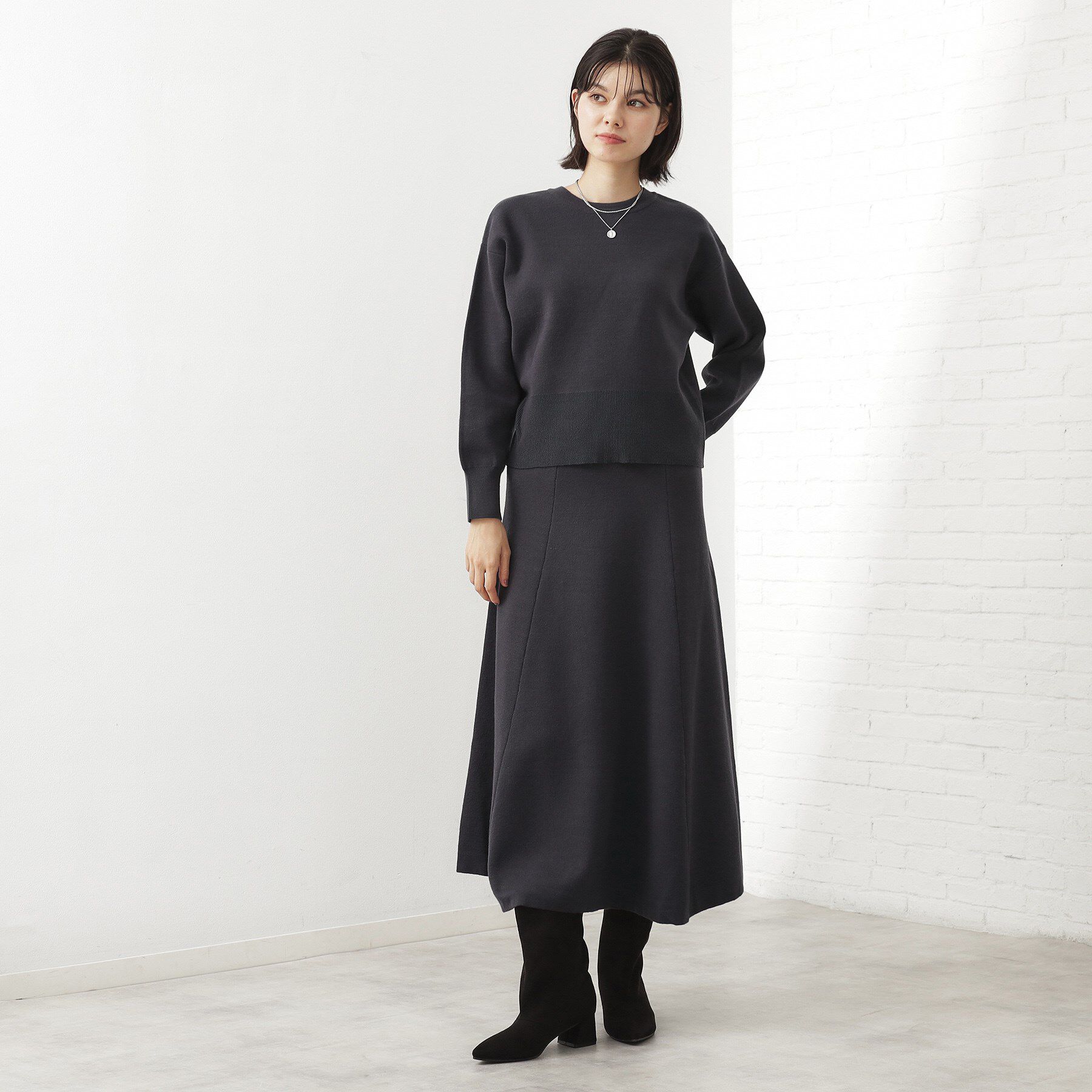 THE SHOP TK「【前後2WAY】ニットセットアップ」|スーツ|スミクロ(018)