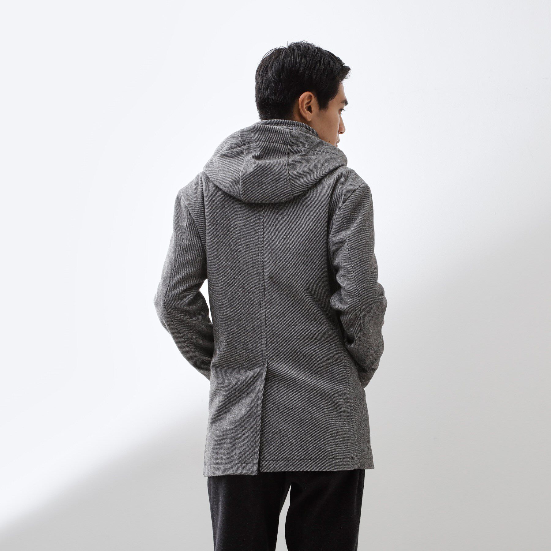 THE SHOP TK「ON/OFF対応 ウーリック スタンド メルトンコート　【洗濯機OK/フード取外し可】」|その他|