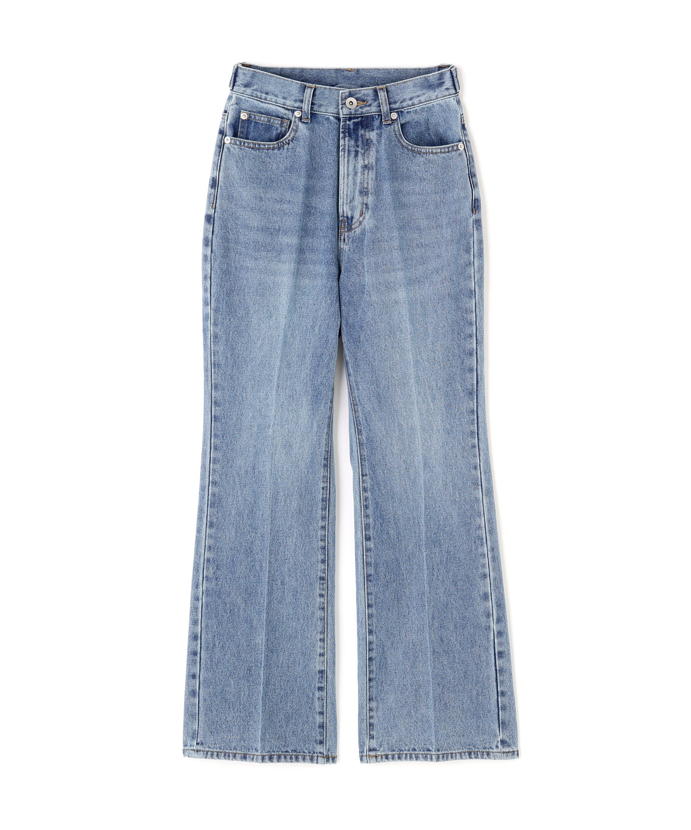  「センタープレスフレアデニムパンツ」|その他|