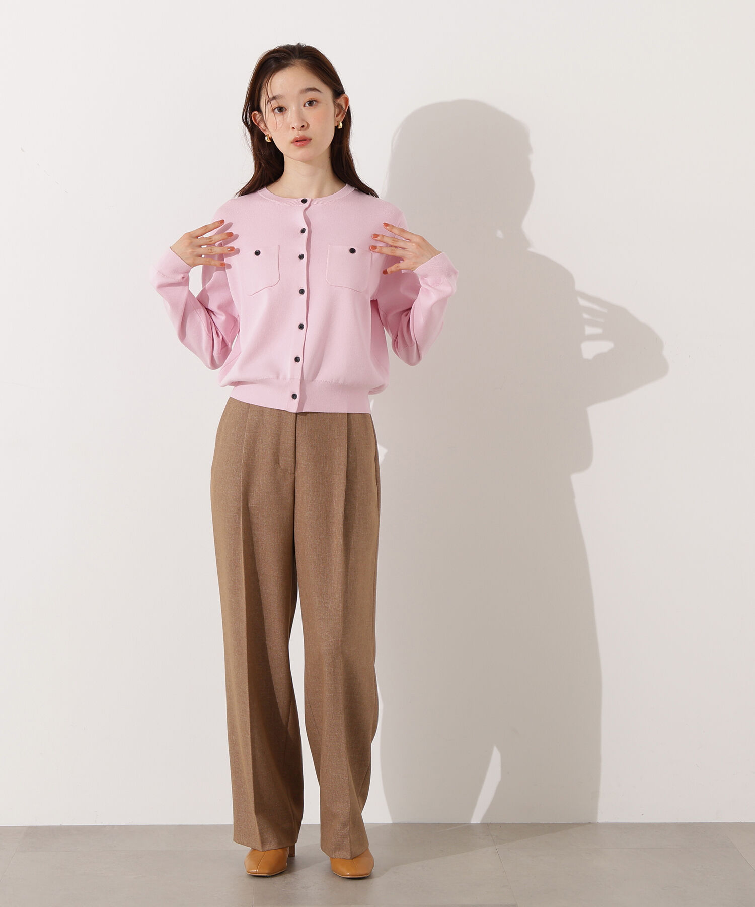  「ベーシックポケットカーディガン」|ニット・セーター|