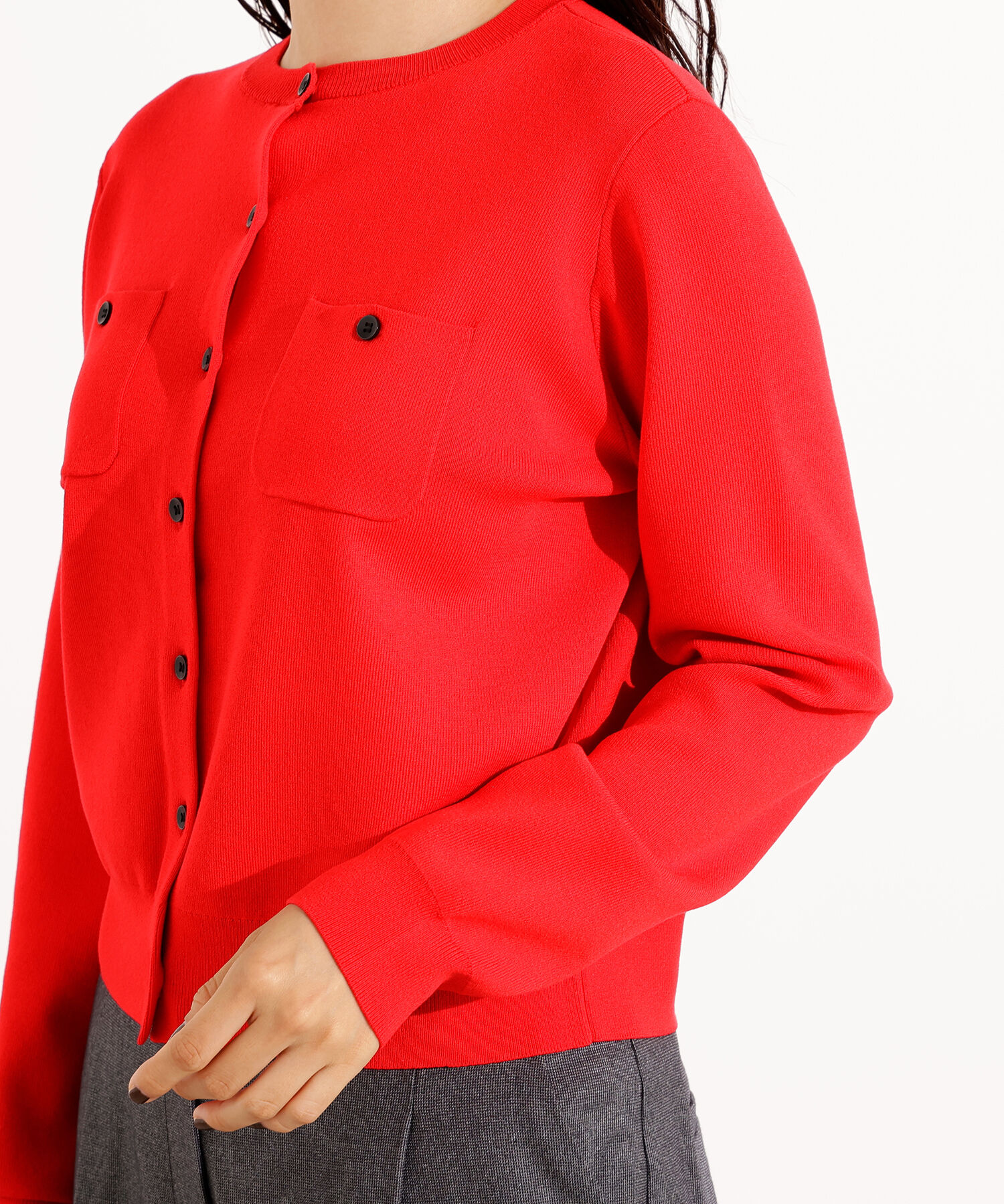  「ベーシックポケットカーディガン」|ニット・セーター|