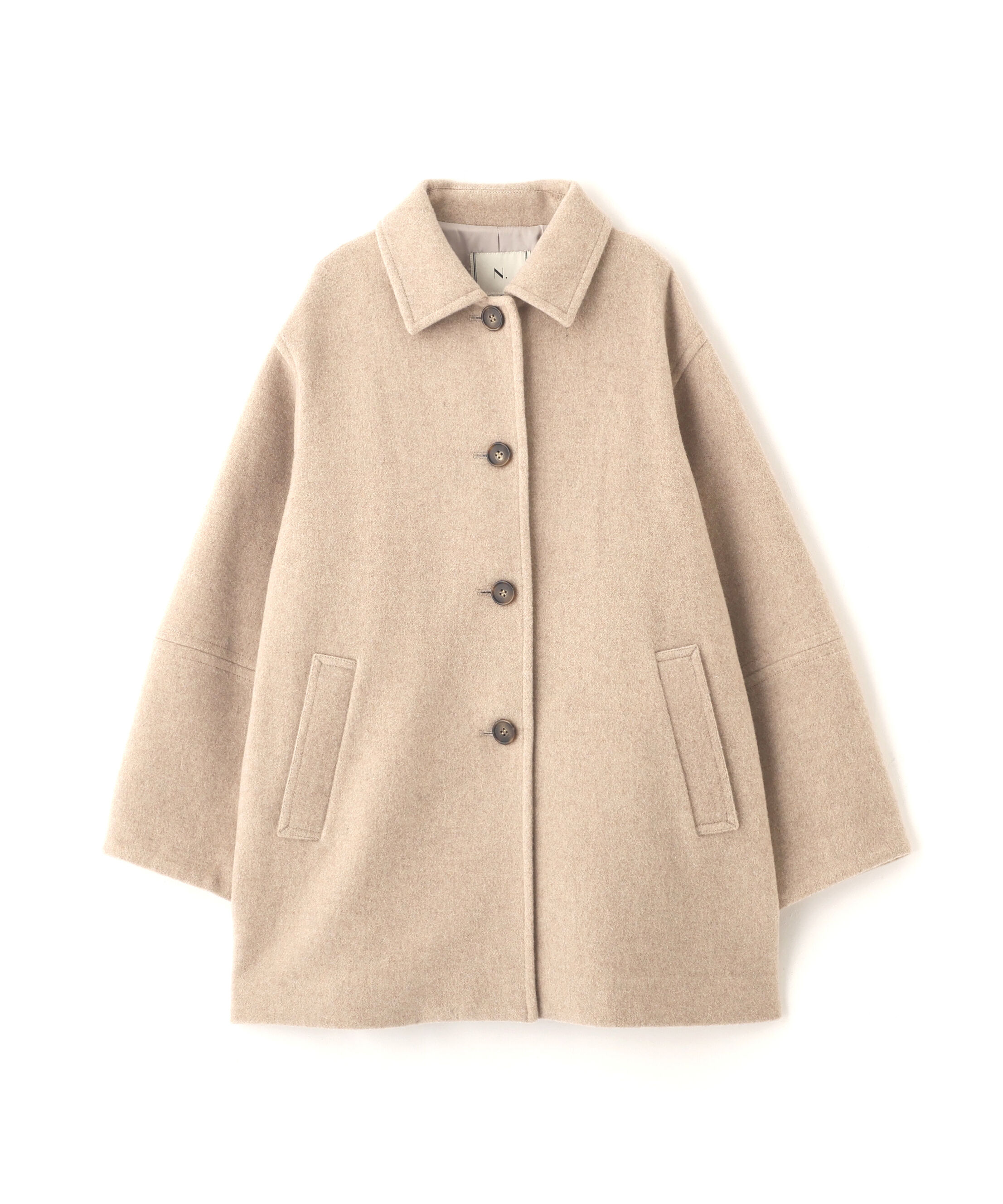  「ステンカラーミディコート」|ブルゾン・スタジャン|